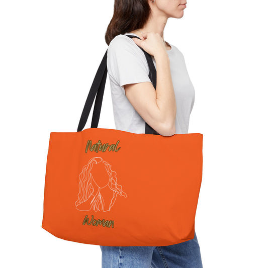 Natural Woman Relaxed (WL) Weekender Tote Bag ORANGE