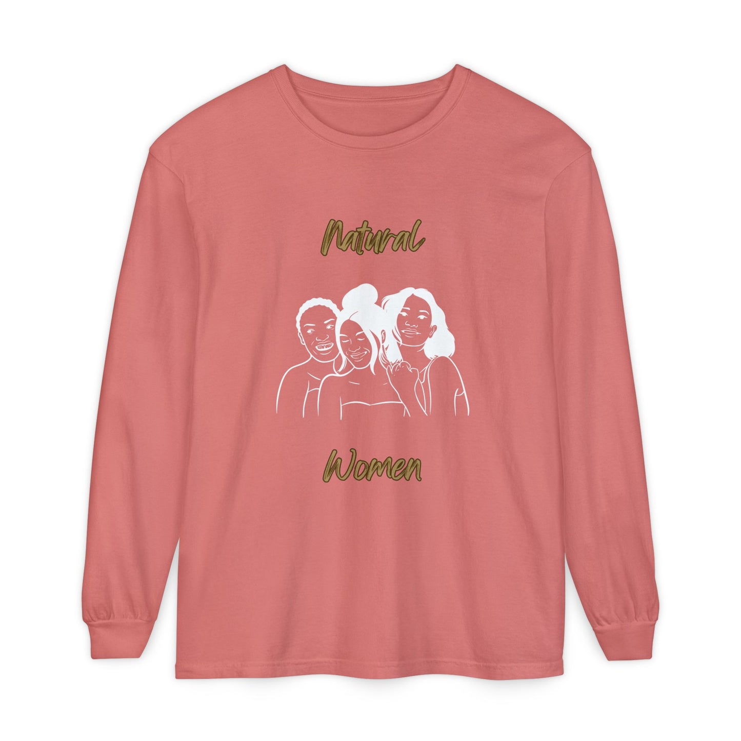 Natural Woman Laughing Friends (WL) Long Sleeve T-Shirt