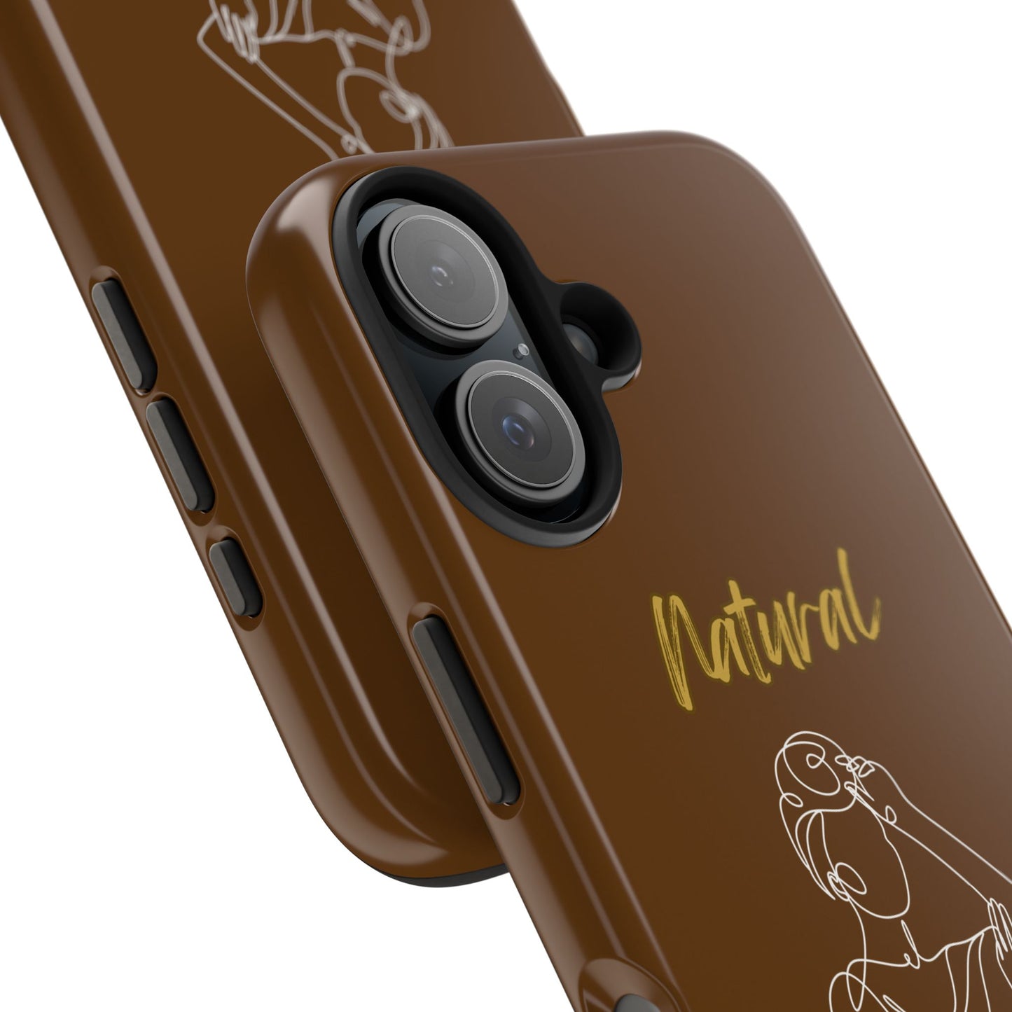 Natural Woman Style (WL)Tough Phone Cases BROWN