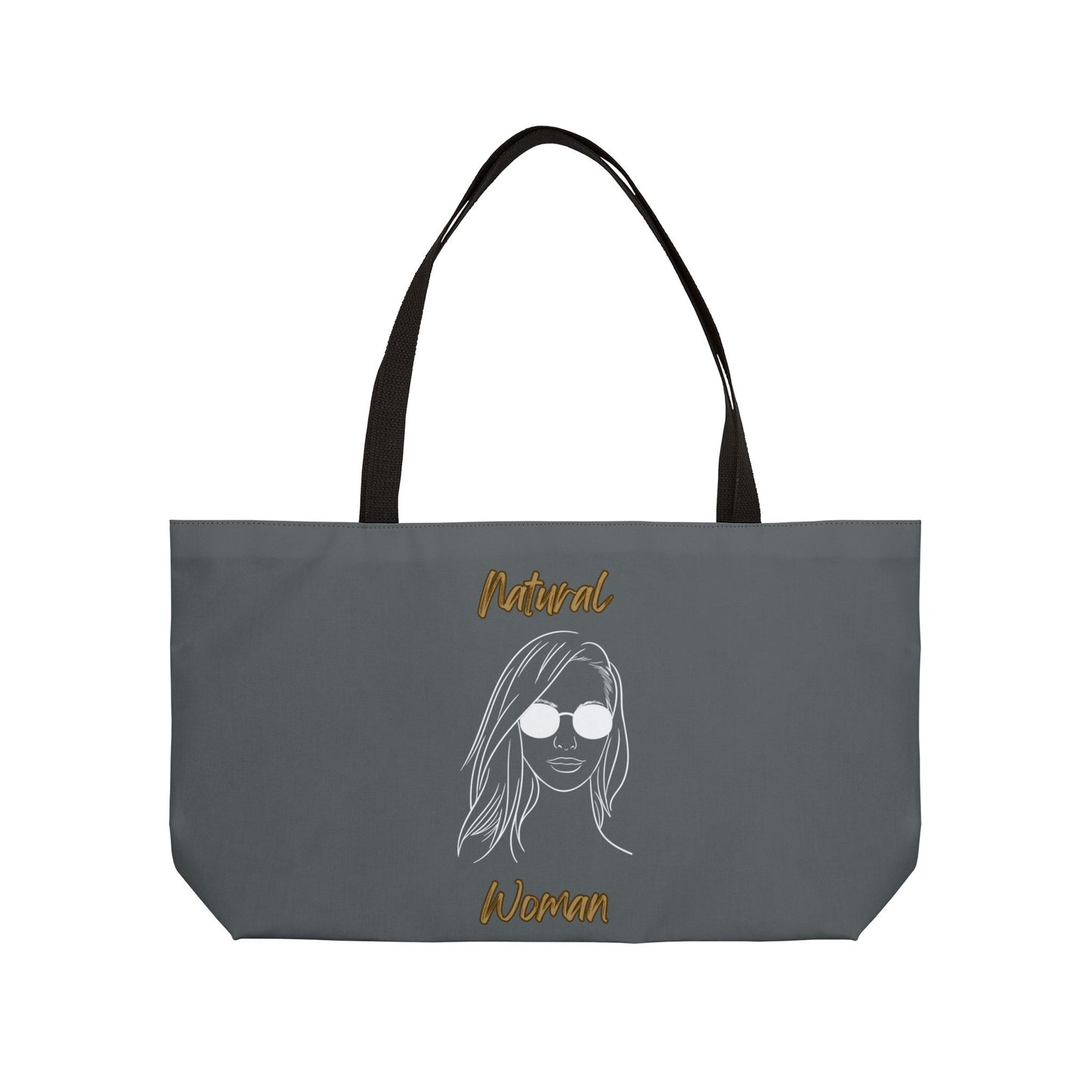 Natural Woman Shades (WL) Weekender Tote Bag DARK GREY