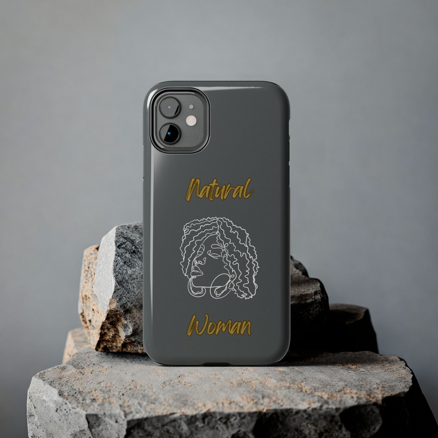 Natural Woman Naturally Me (WL)Tough Phone Cases DARK GREY