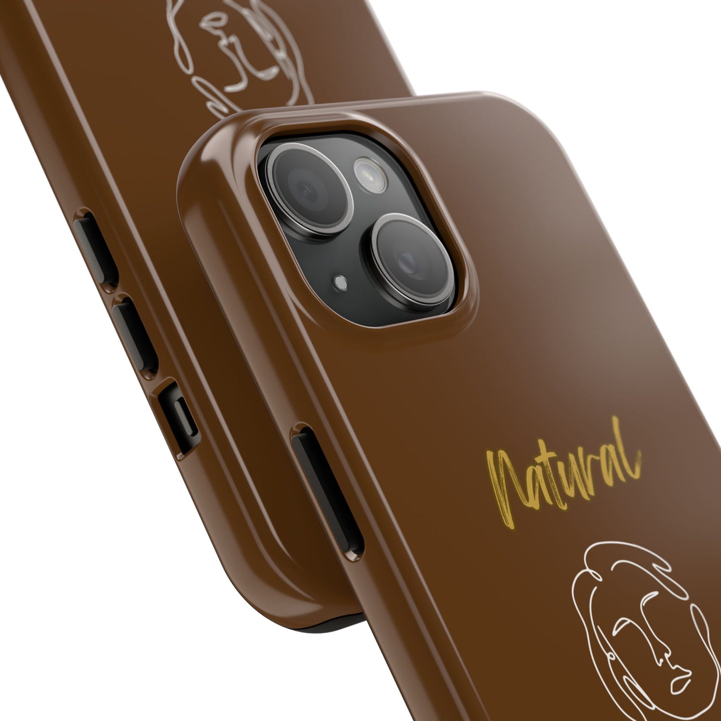 Natural Woman Hello (WL)Tough Phone Cases BROWN
