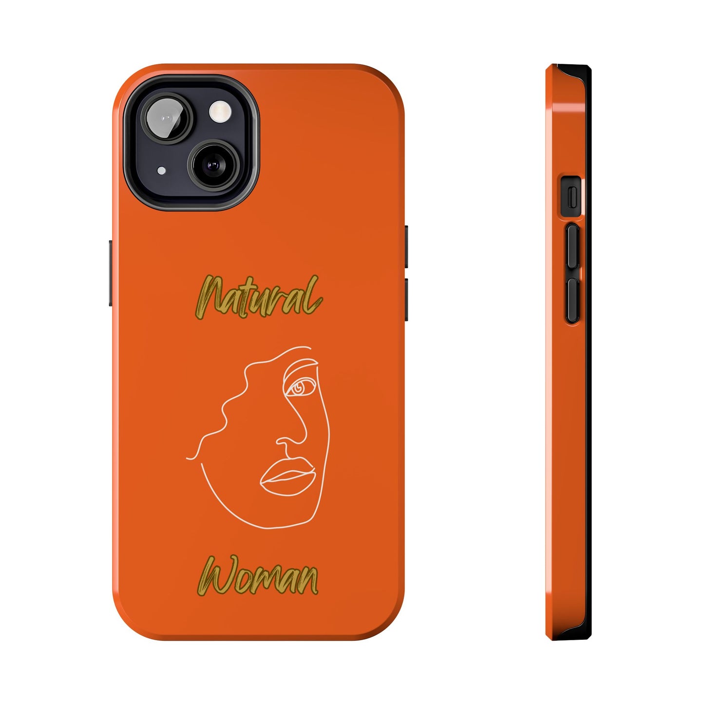 Natural Woman Peekaboo (WL)Tough Phone Cases ORANGE