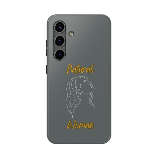 Natural Woman Breeze On Face (WL)Tough Phone Cases DARK GREY
