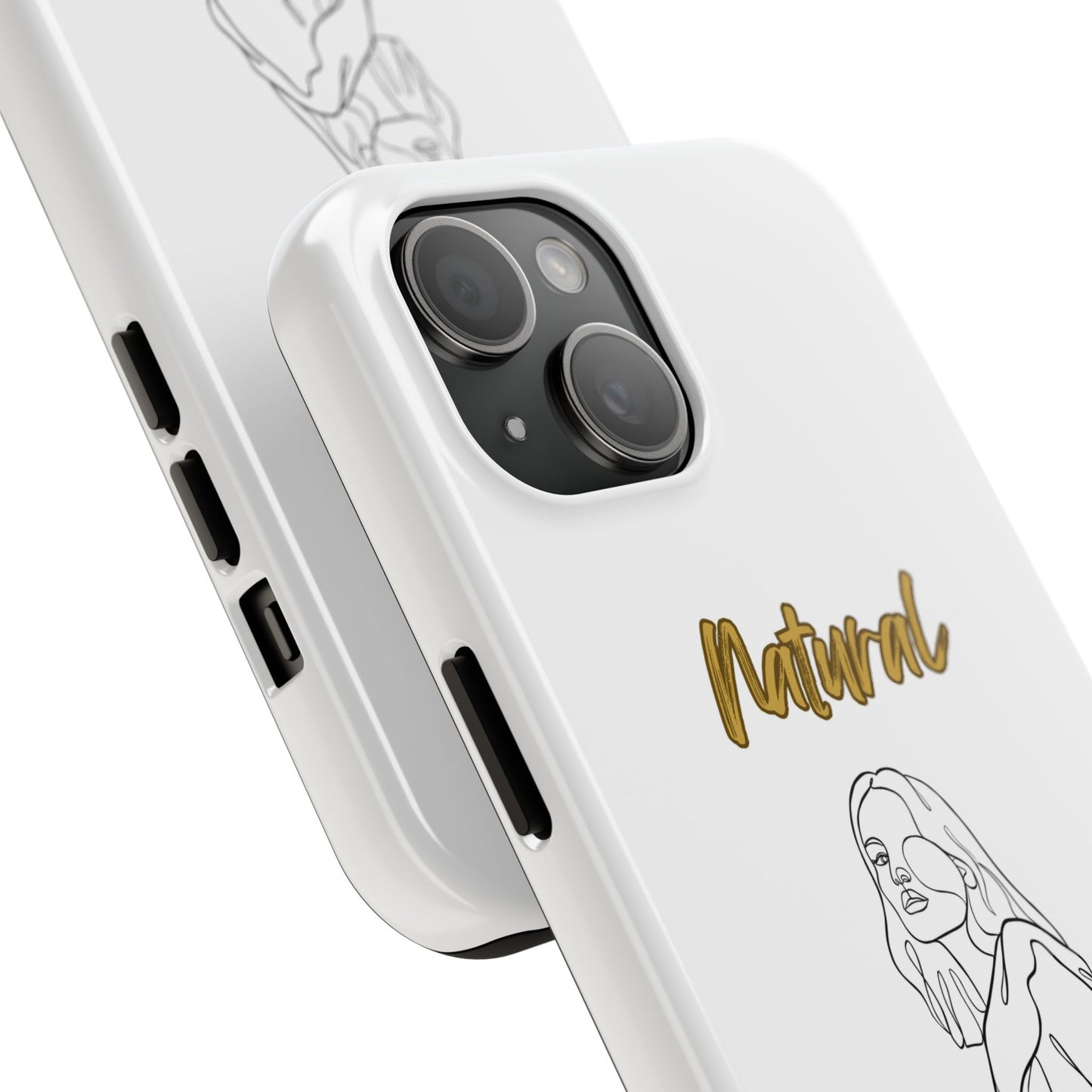 Natural Woman Care Free (BL)Tough Phone Cases WHITE