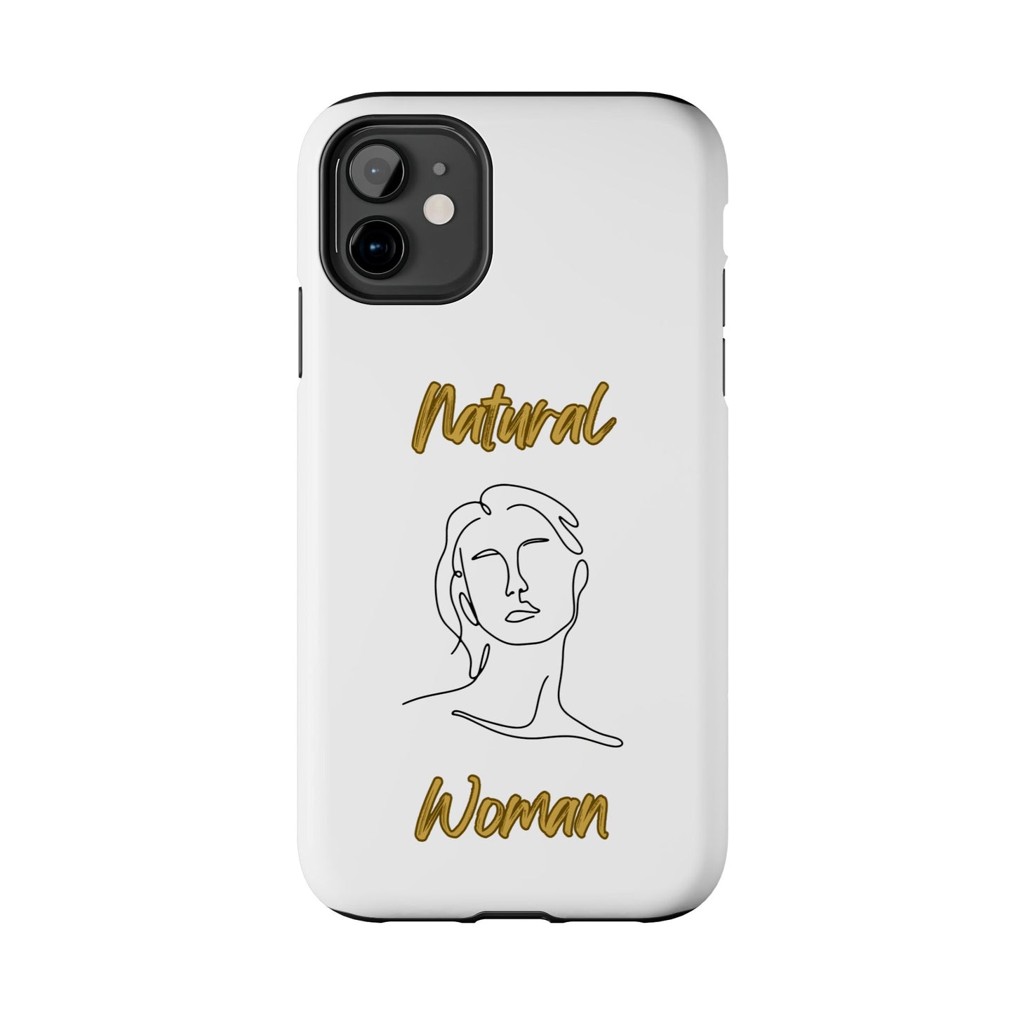 Natural Woman Hello (BL)Tough Phone Cases WHITE