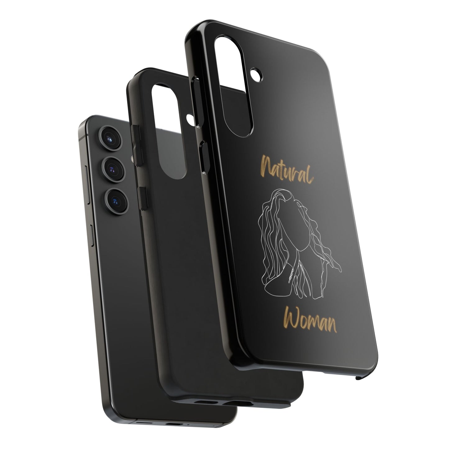 Natural Woman Relaxed (WL) Tough Phone Cases BLACK