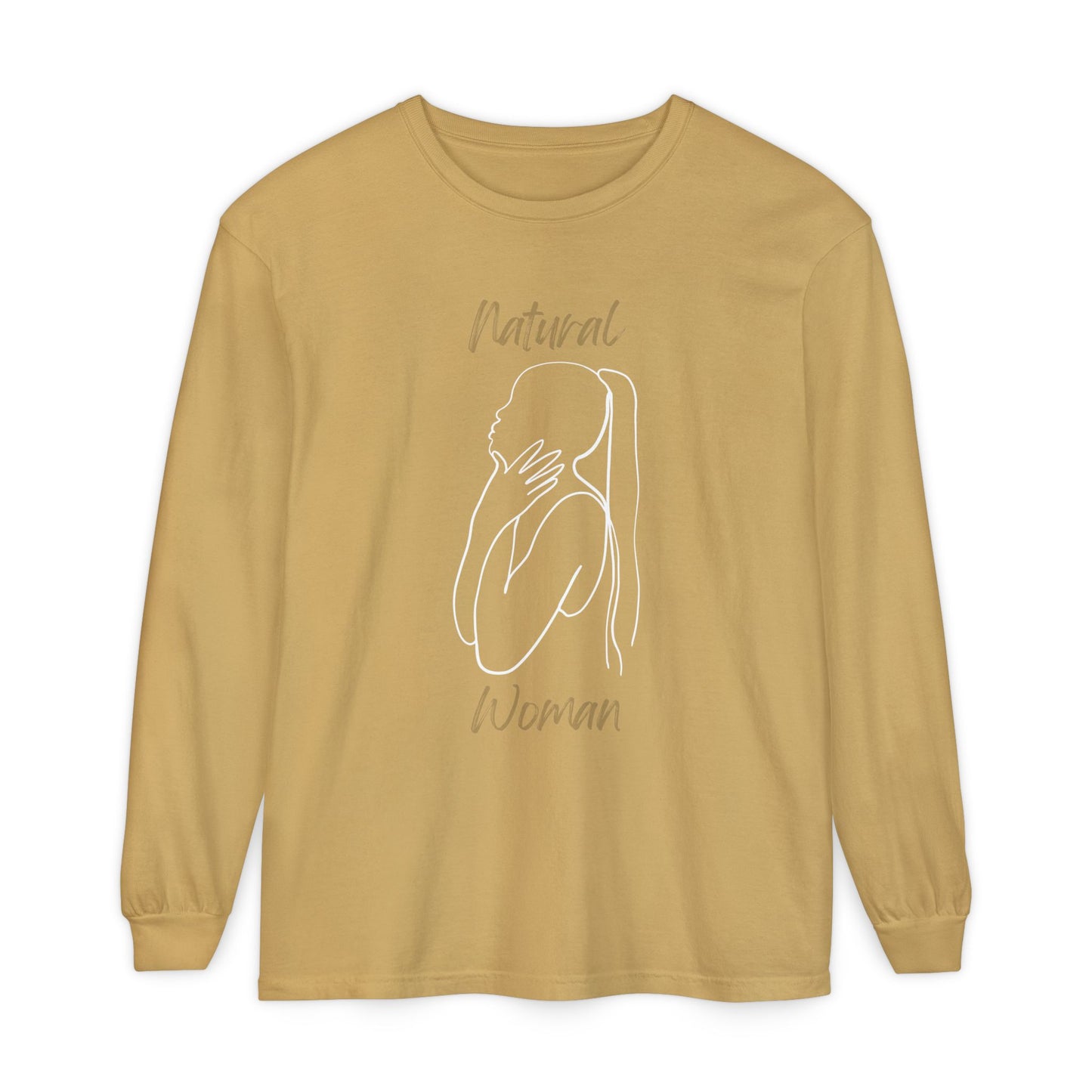 Natural Woman Ponytail (WL) Long Sleeve T-Shirt