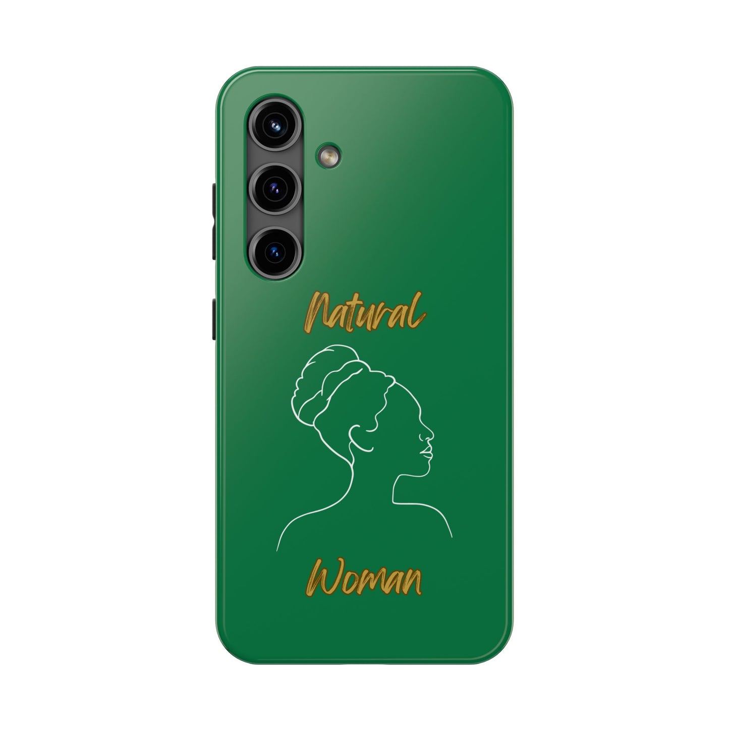 Natural Woman Mixed (WL)Tough Phone Cases DARK GREEN