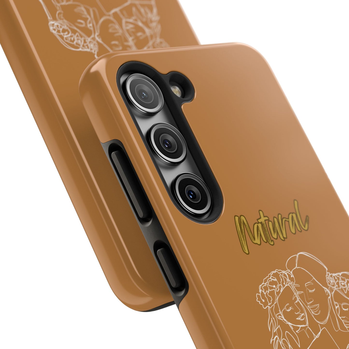 Natural Woman Me & My Girls (WL)Tough Phone Cases LIGHT BROWN