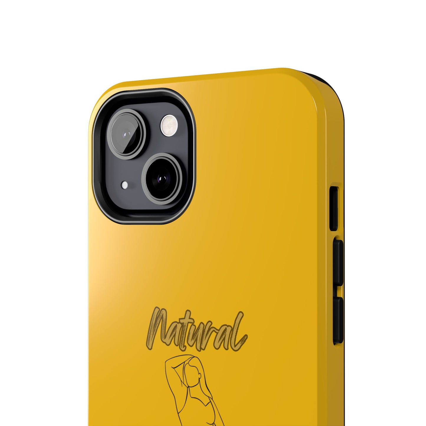 Natural Woman Looking Good (BL)Tough Phone Cases YELLOW