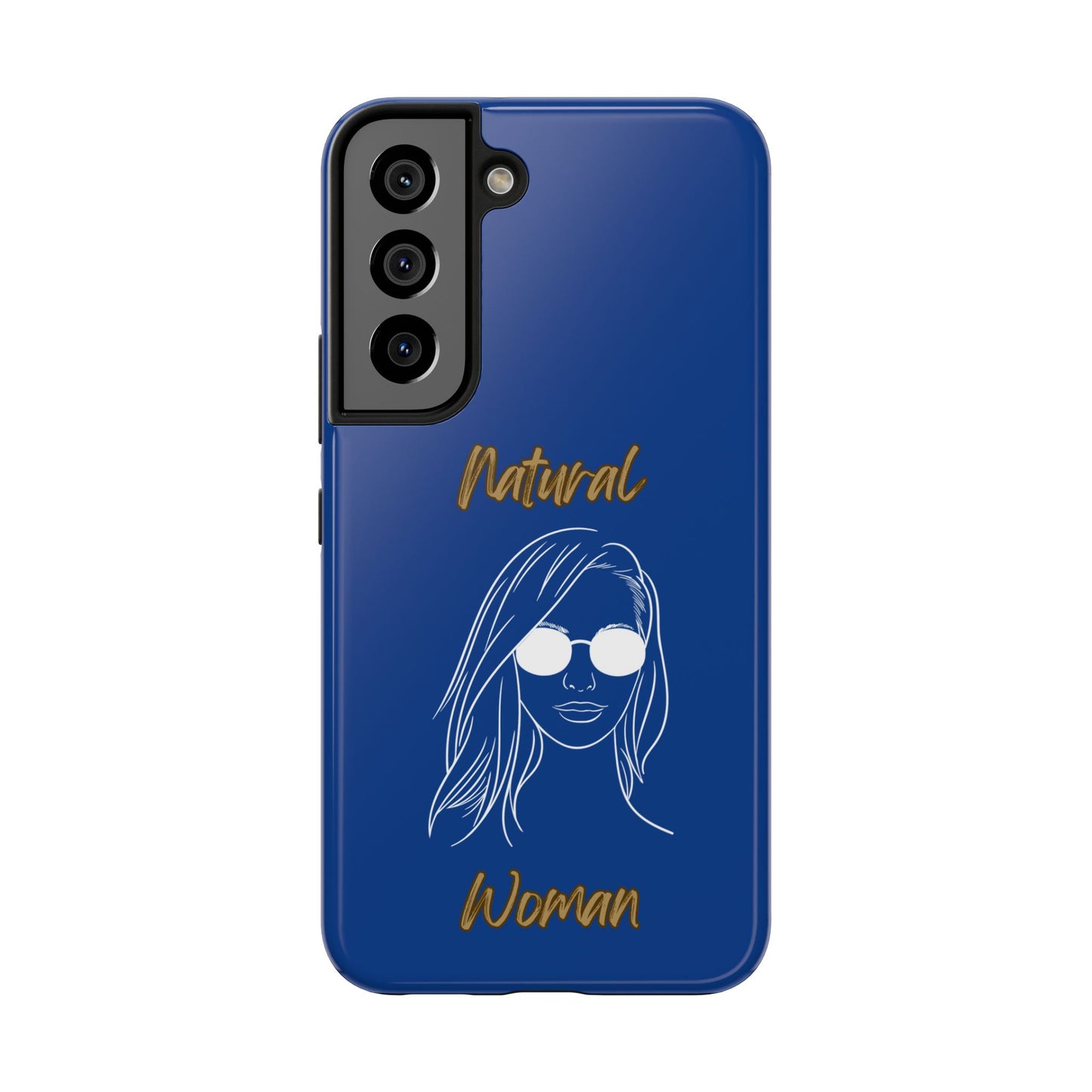 Natural Woman Shades (WL)Tough Phone Cases DARK BLUE