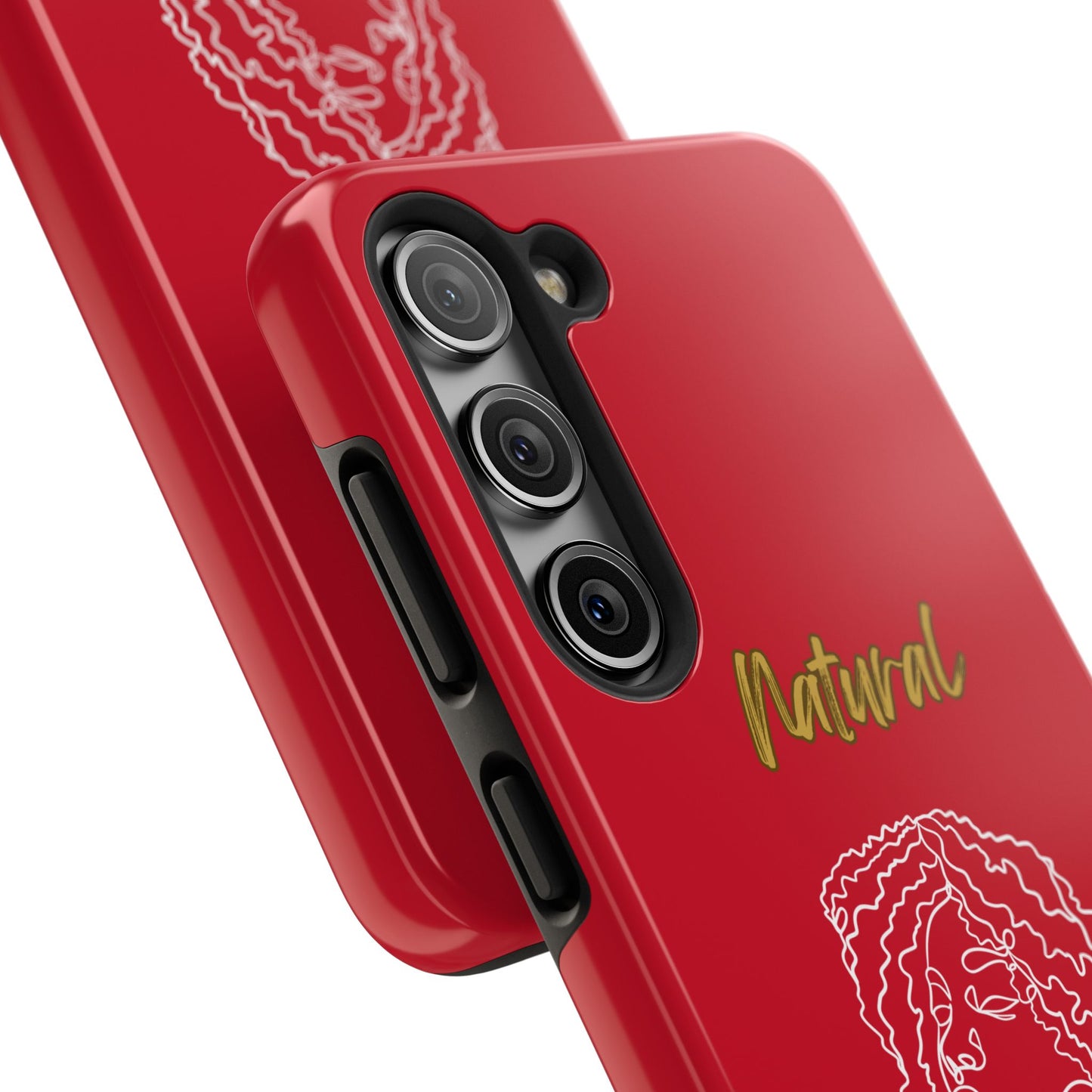 Natural Woman Naturally Me (WL)Tough Phone Cases DARK RED