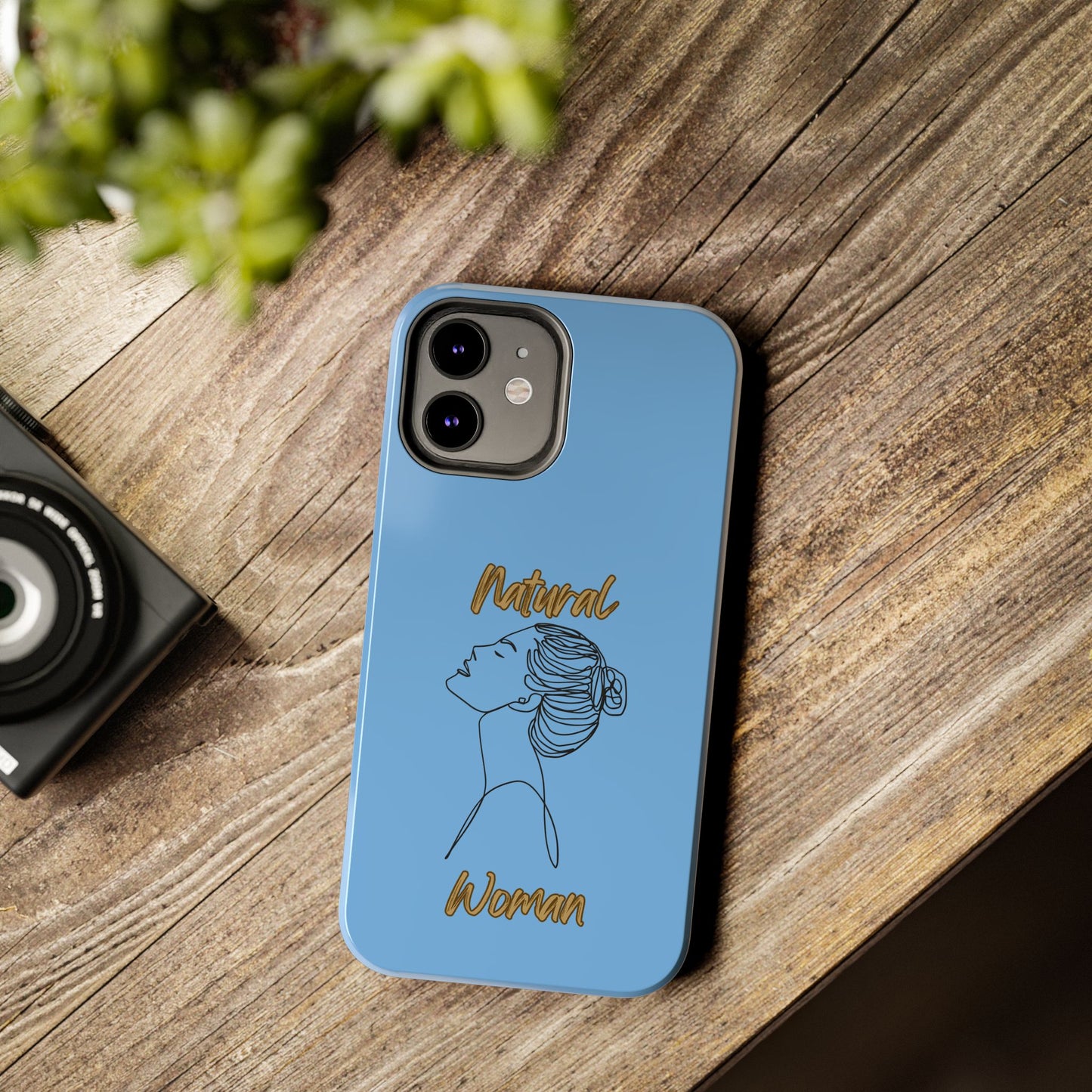 Natural Woman Wet Bun (BL) Tough Phone Cases LIGHT BLUE