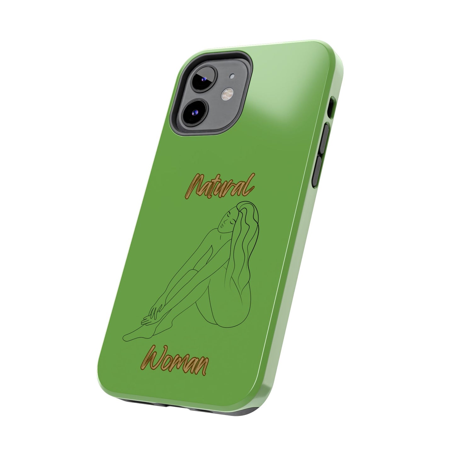 Natural Woman Beauty (BL) Tough Phone Cases GREEN