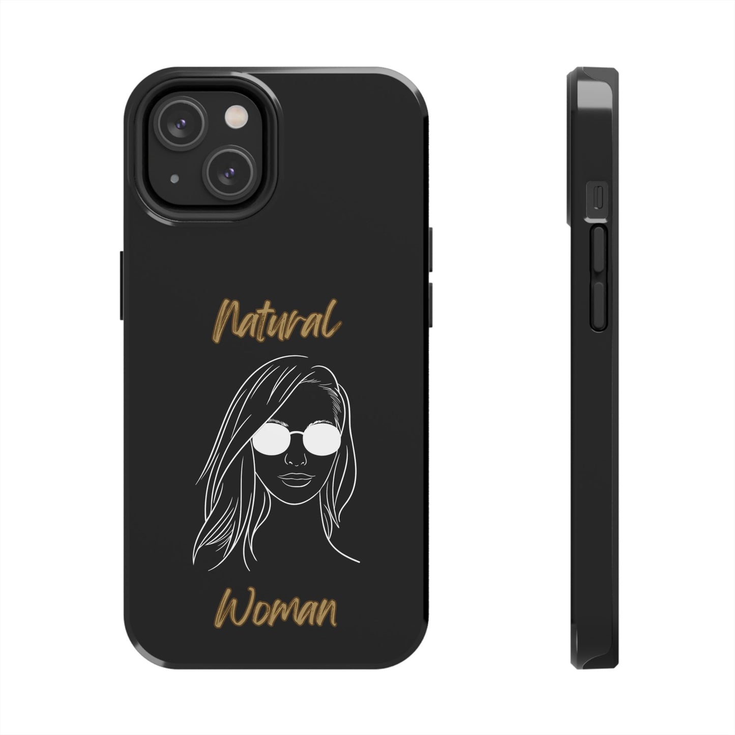 Natural Woman Shades (WL)Tough Phone Cases BLACK