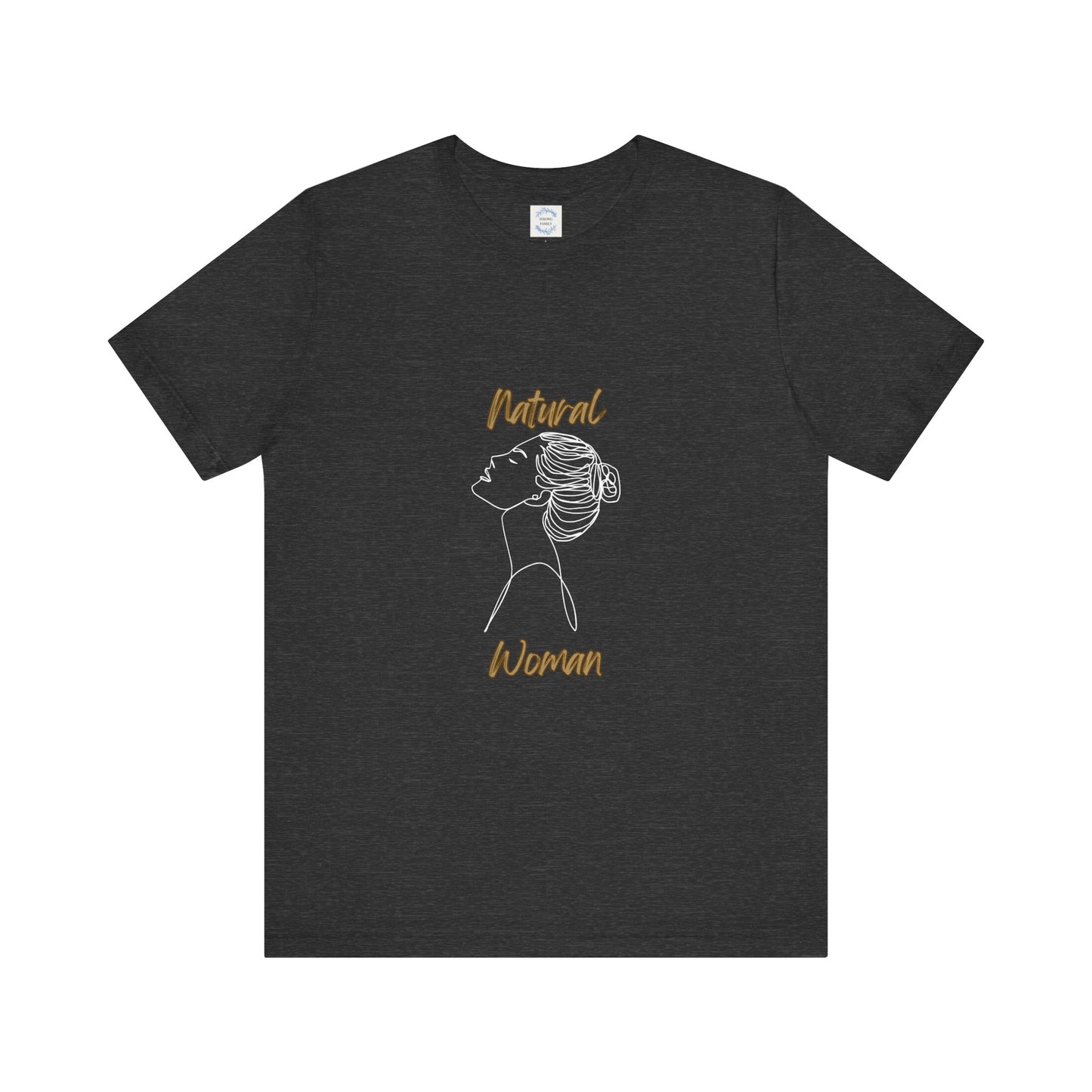 Natural Woman Wet Bun  (WL) Short Sleeve T-Shirt