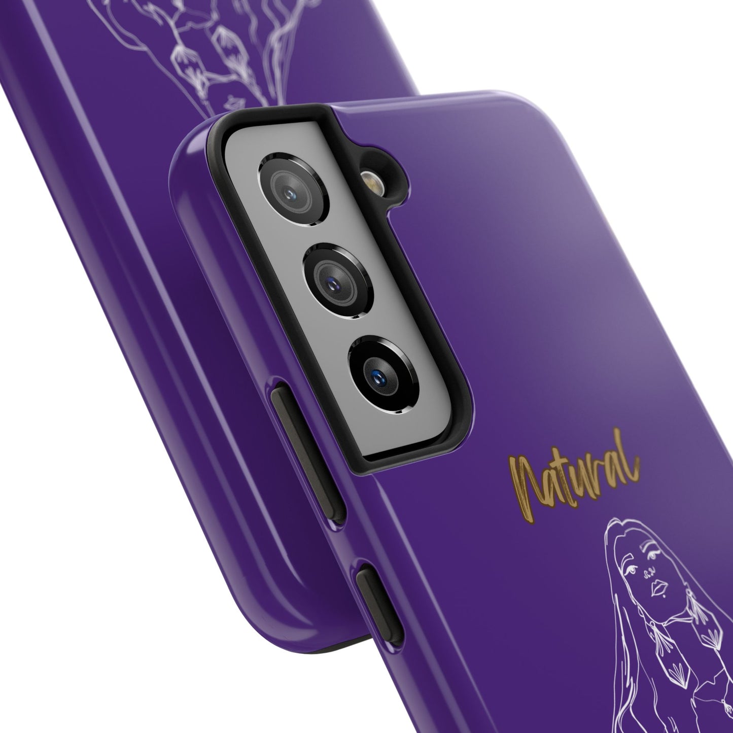 Natural Woman Thinking (WL)Tough Phone Cases PURPLE