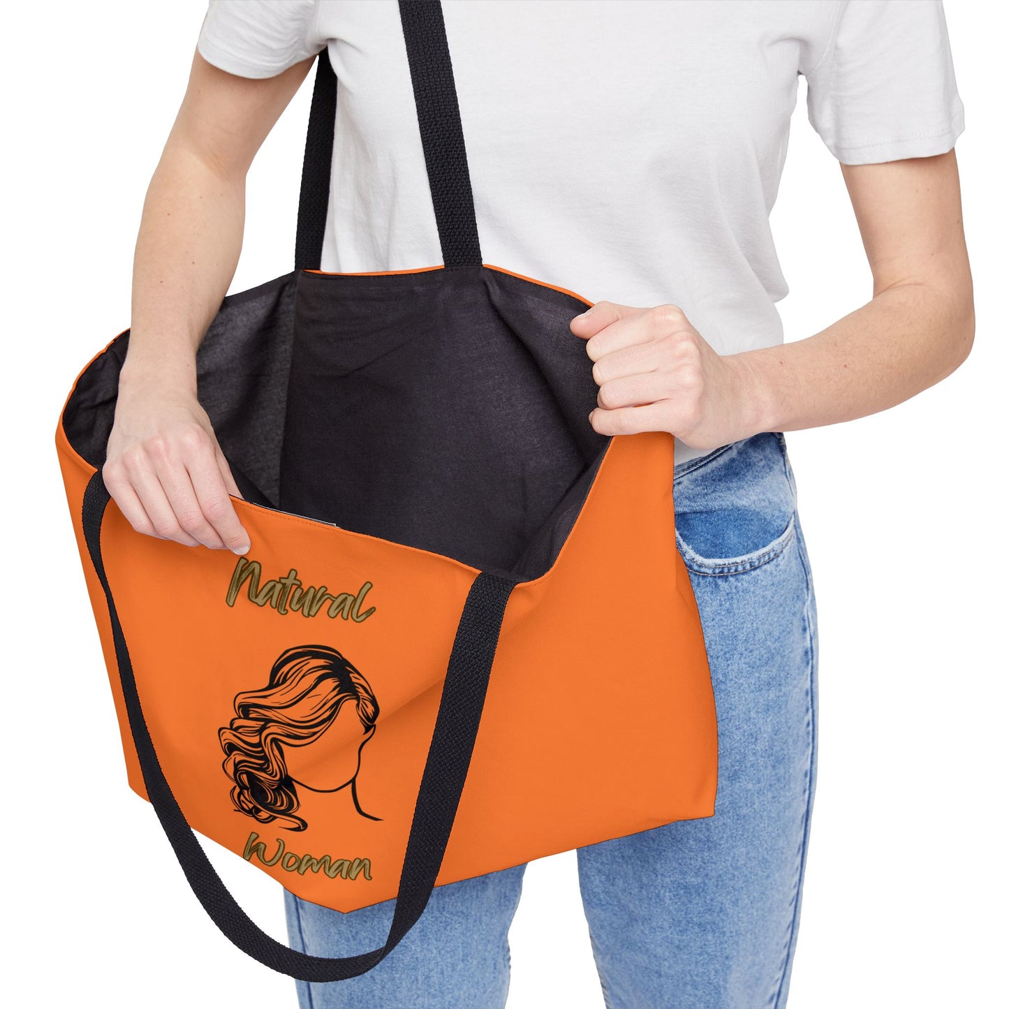 Natural Woman Long Curl (BL) Weekender Tote Bag CRUSTA