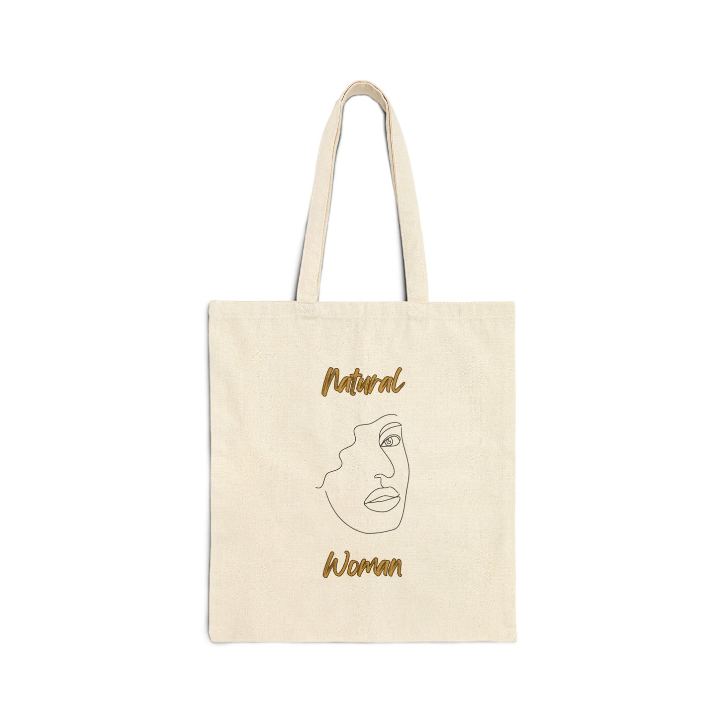 Natural Woman Peakaboo (BL) Canvas Tote Bag