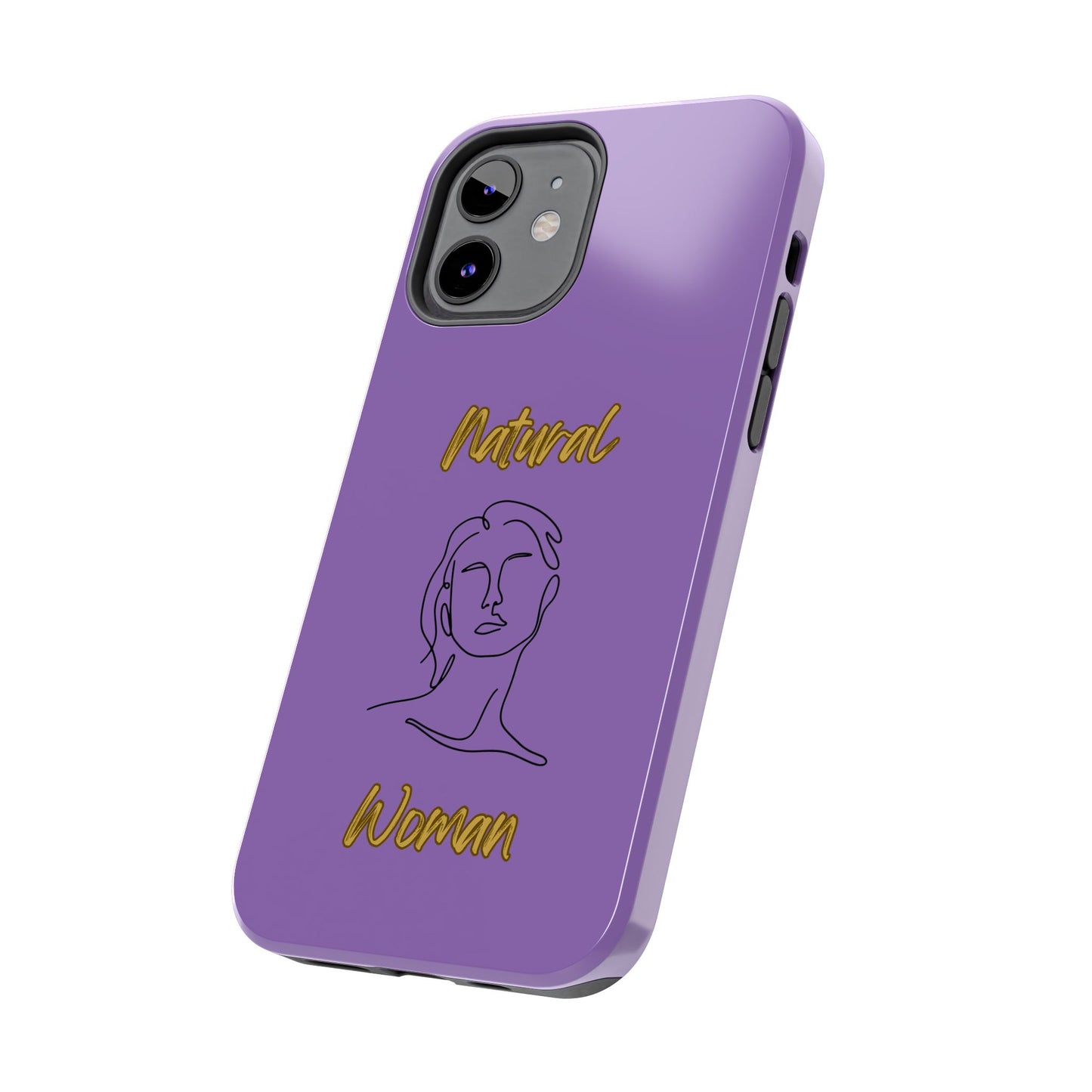 Natural Woman Hello (BL)Tough Phone Cases LIGHT PURPLE