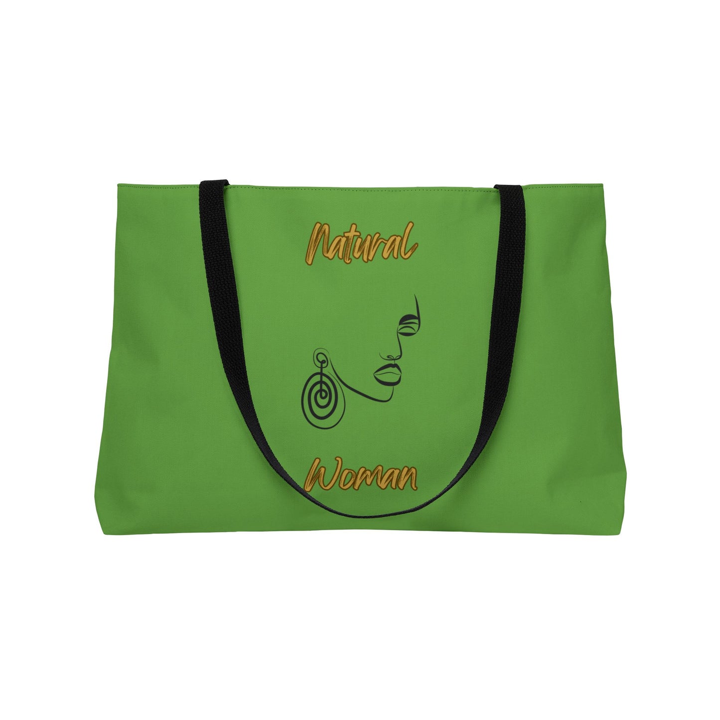 Natural Woman Music In My Soul (BL) Weekender Tote Bag GREEN
