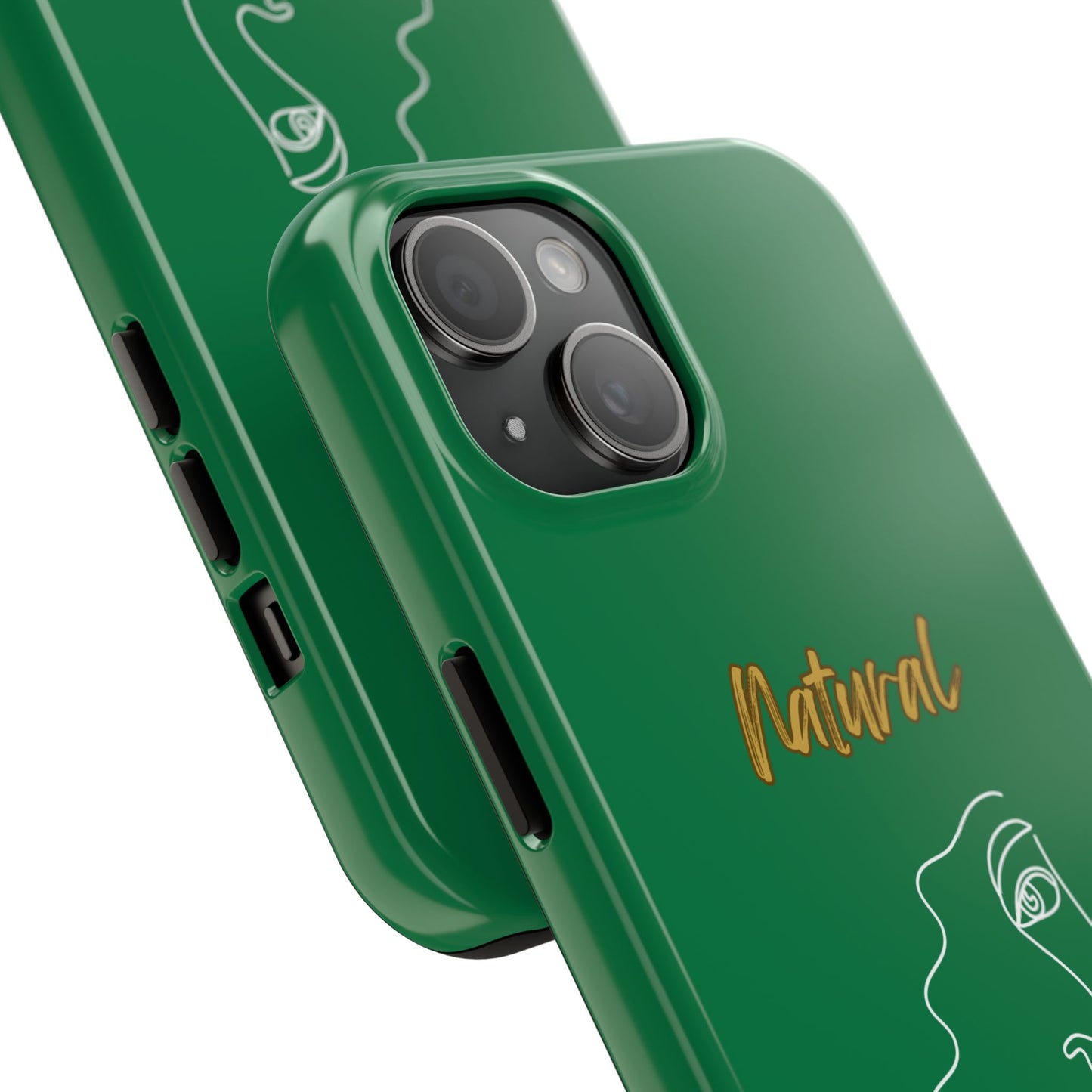 Natural Woman Peekaboo (WL)Tough Phone Cases DARK GREEN