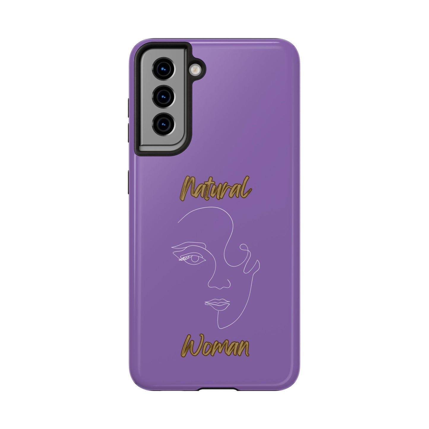 Natural Woman Looking (WL)Tough Phone Cases LIGHT PURPLE