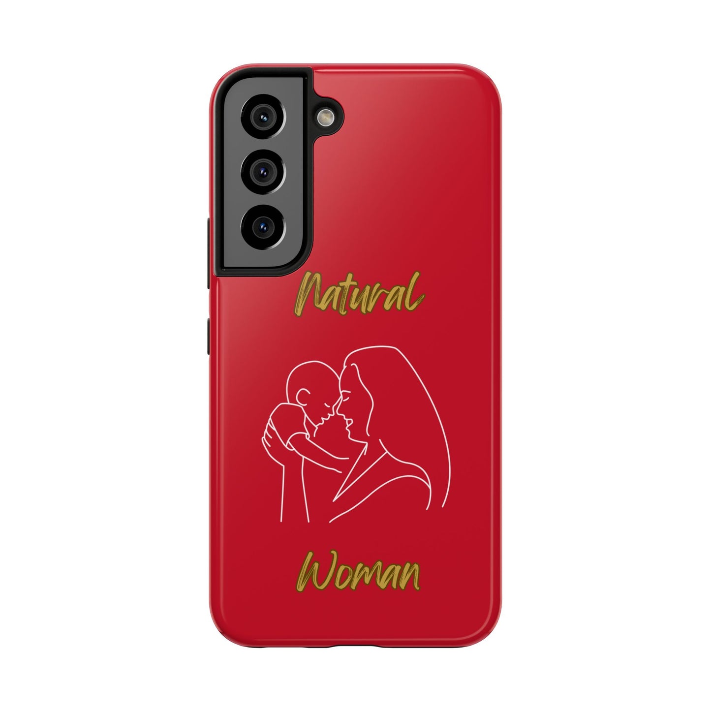 Natural Woman Joy (WL) Tough Phone Cases DARK RED