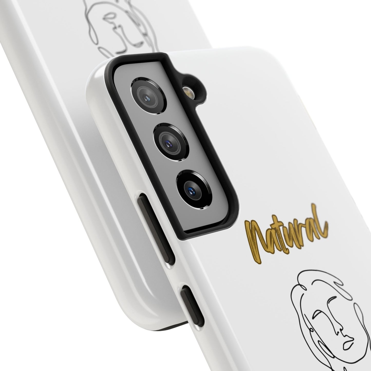 Natural Woman Hello (BL)Tough Phone Cases WHITE