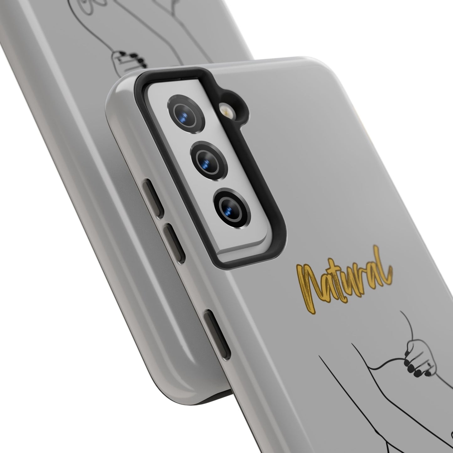Natural Woman Loved In & Out (BL)Tough Phone Cases LIGHT GREY
