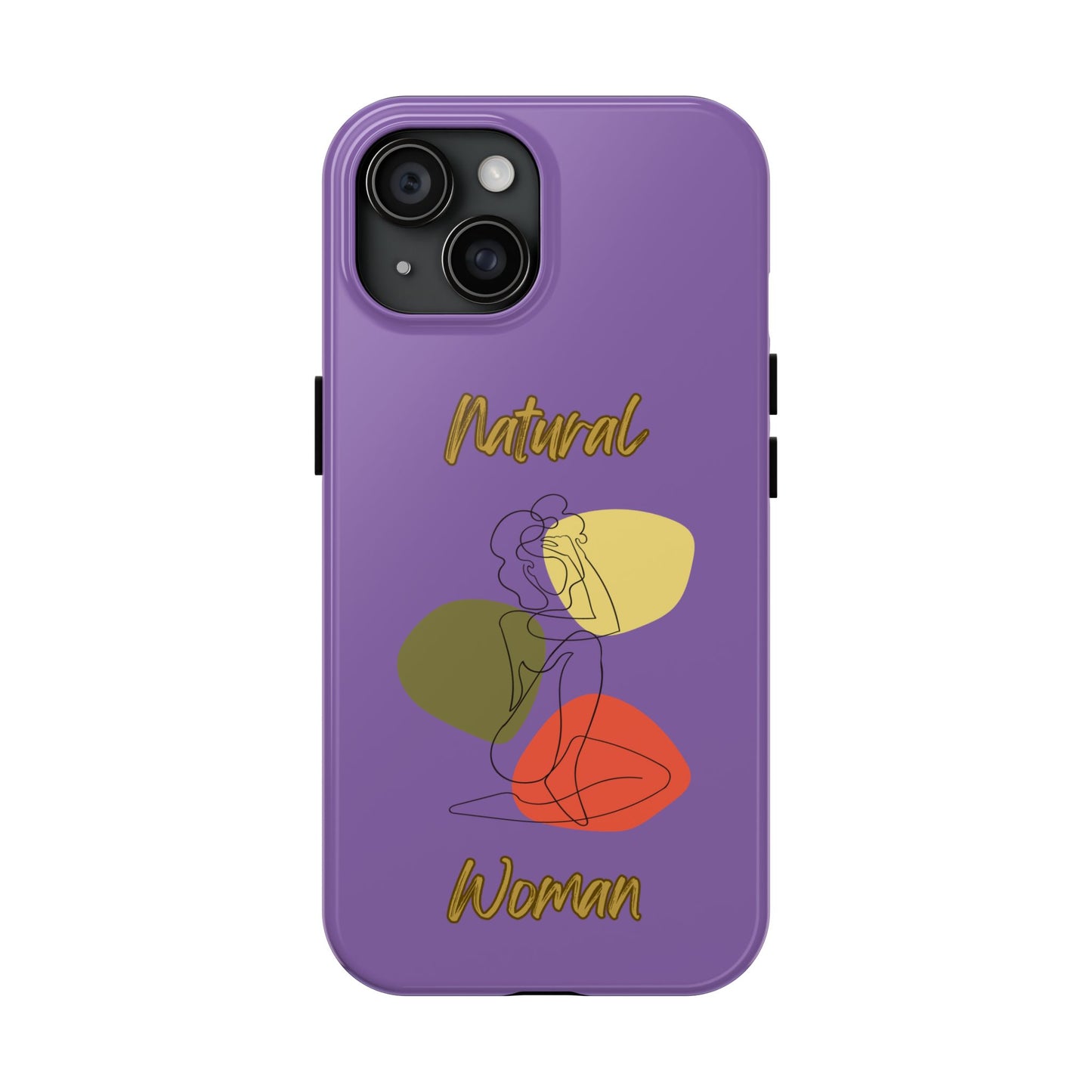 Natural Woman Colorful Pose (BL)Tough Phone Cases LIGHT PURPLE