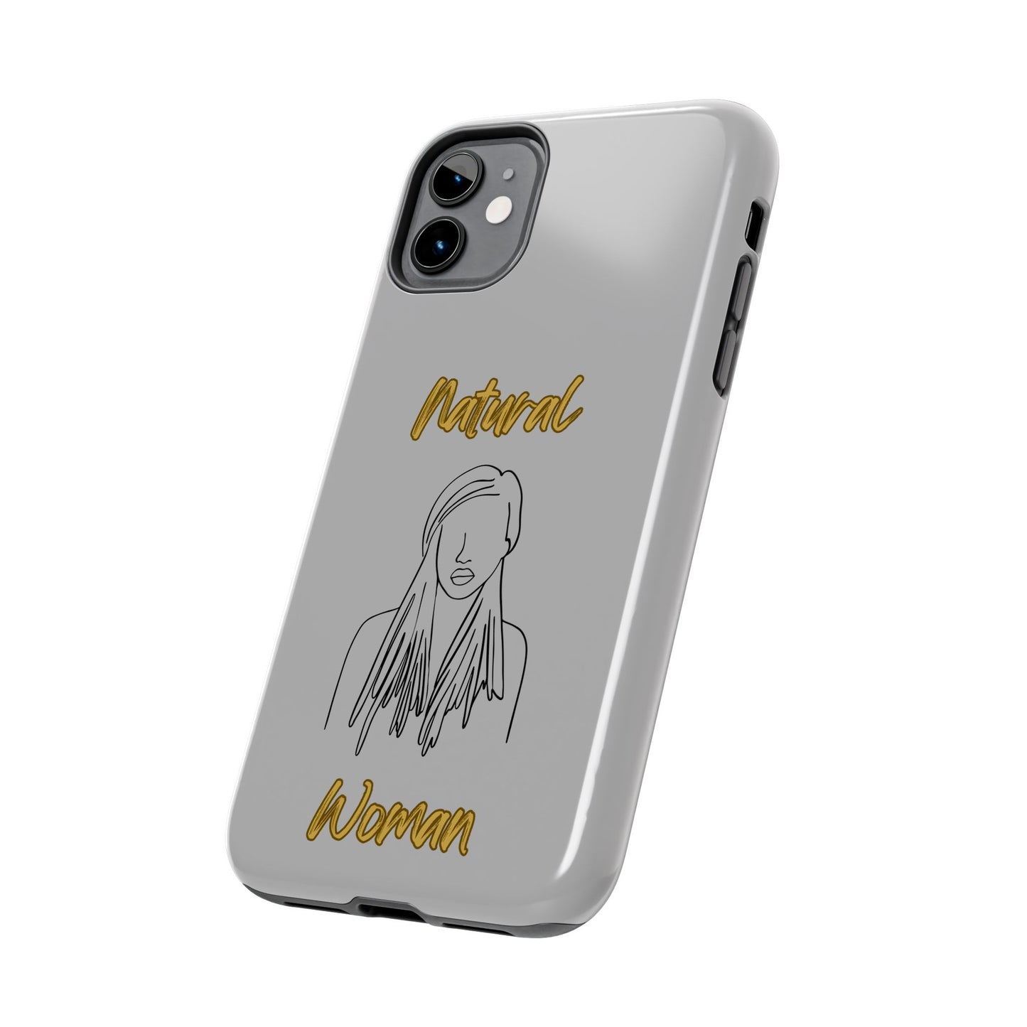 Natural Woman Content (BL)Tough Phone Cases LIGHT GREY