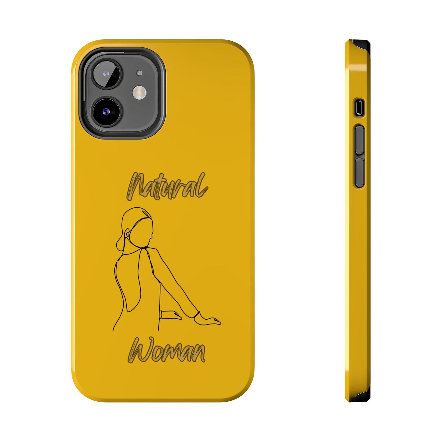 Natural Woman Hands Free (BL)Tough Phone Cases YELLOW