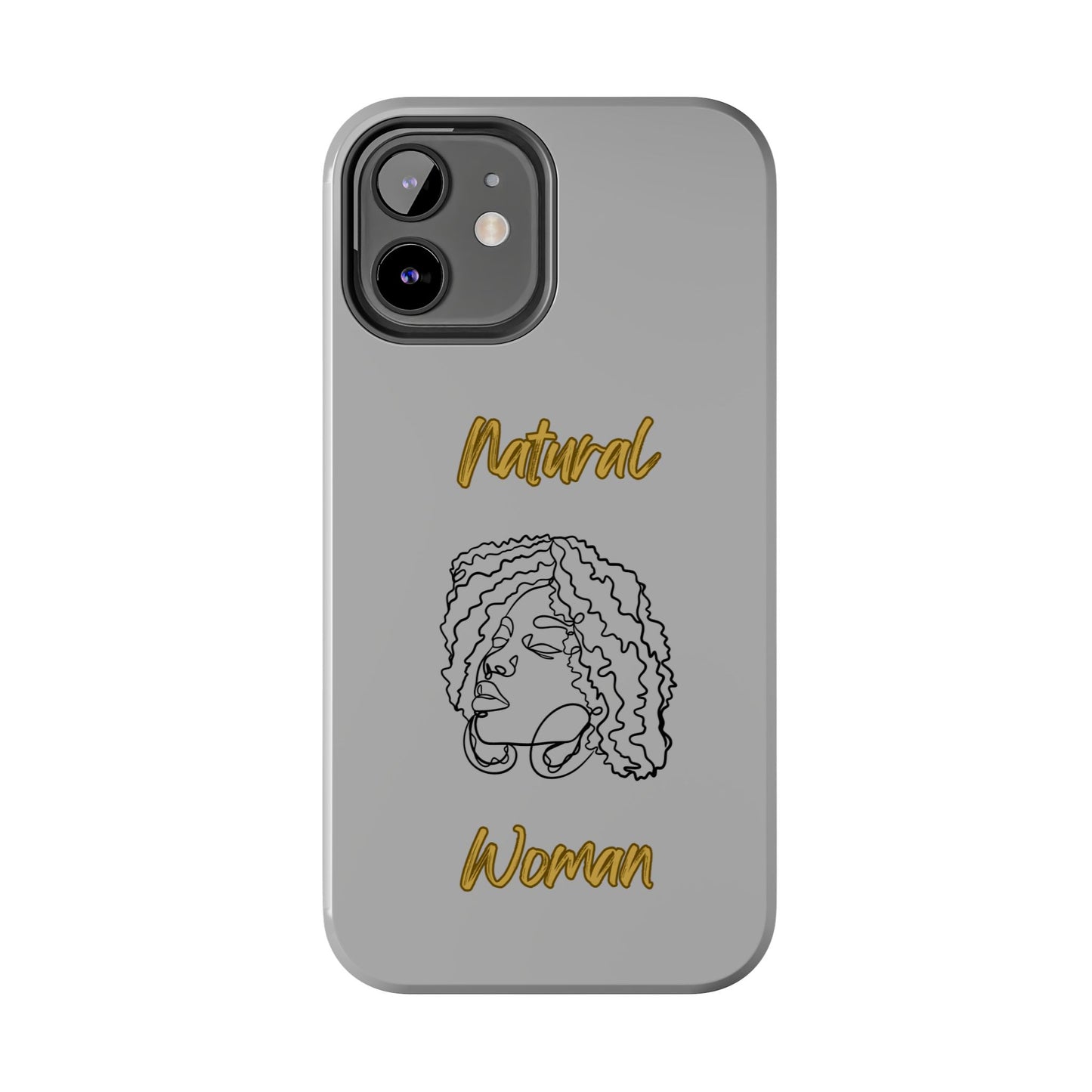 Natural Woman Naturally Me (BL)Tough Phone Cases LIGHT GREY