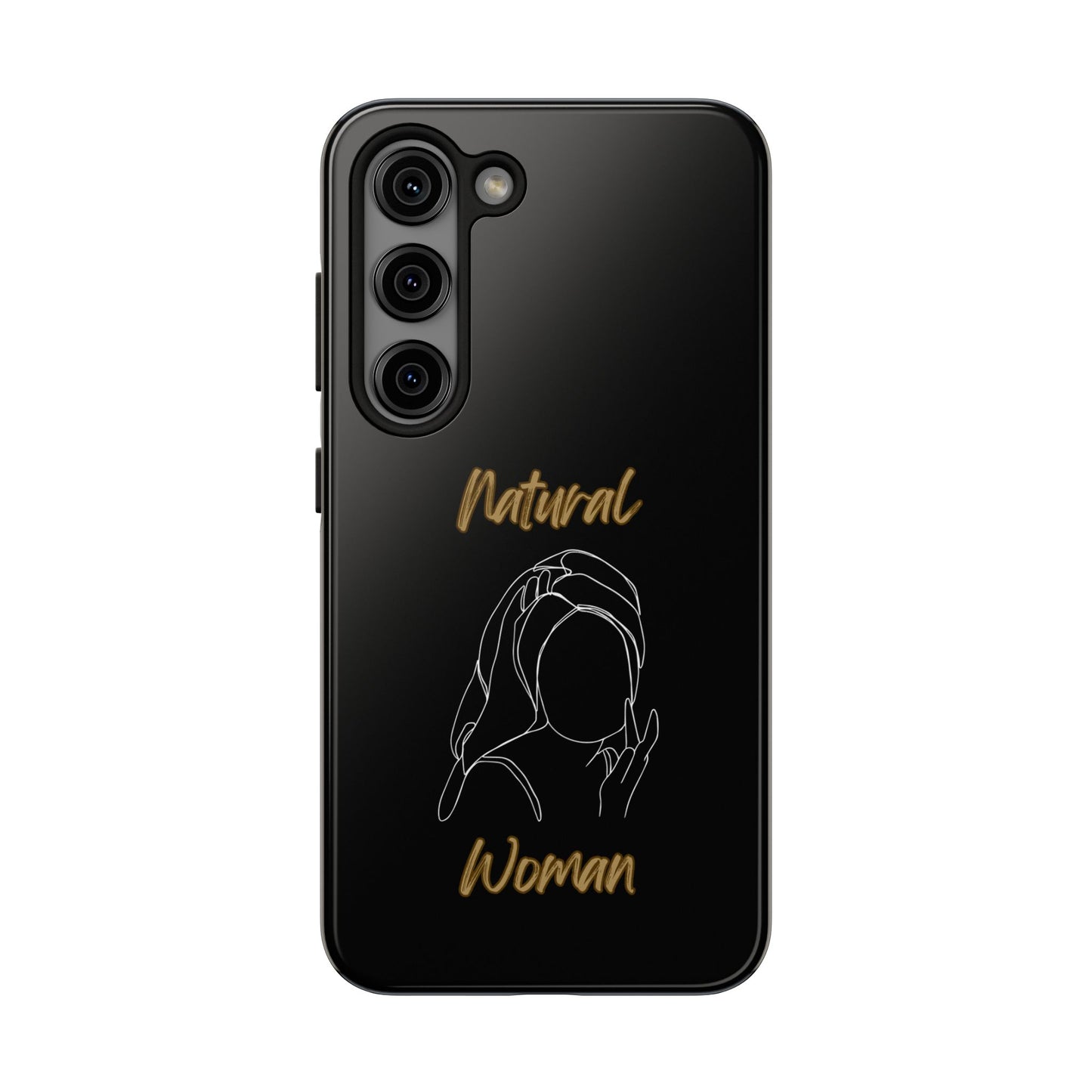 Natural Woman Towel Wrapped (WL)Tough Phone Cases BLACK