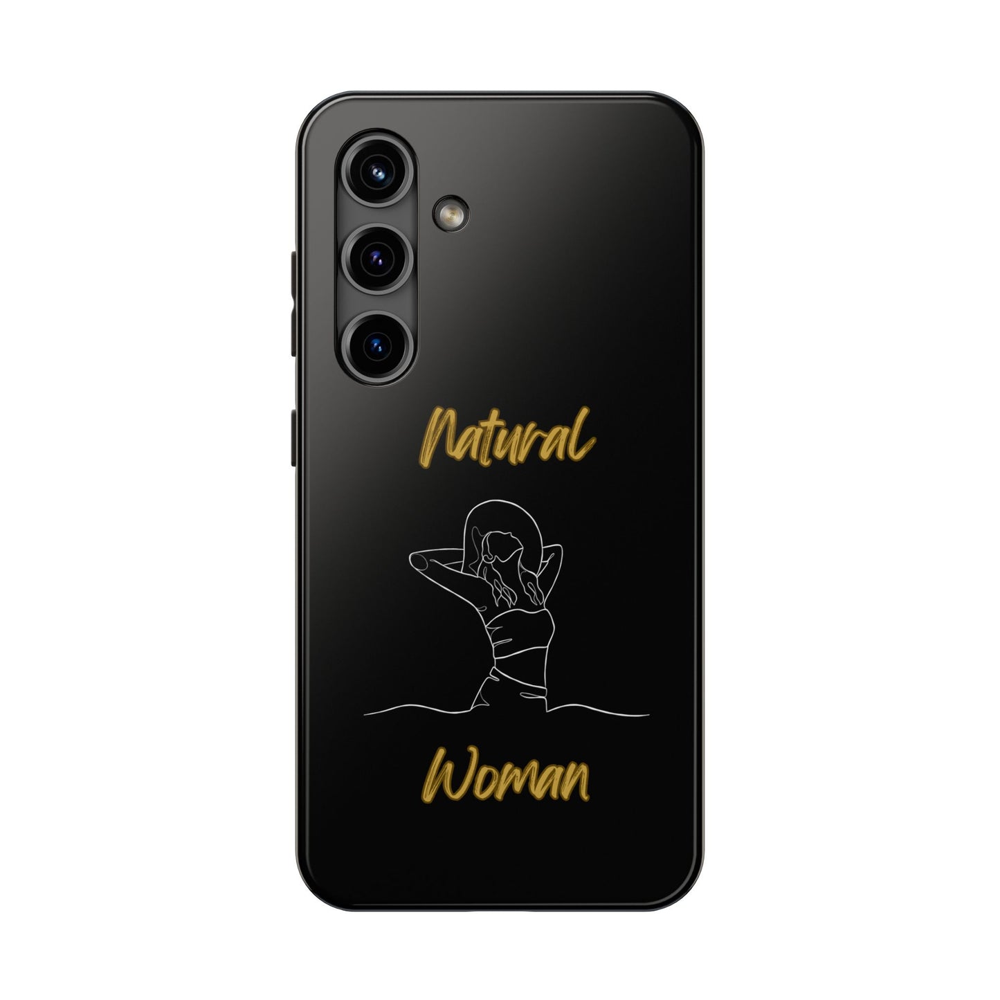 Natural Woman Sun Fun (WL)Tough Phone Cases BLACK