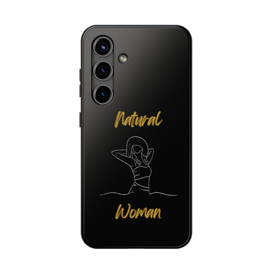 Natural Woman Sun Fun (WL)Tough Phone Cases BLACK
