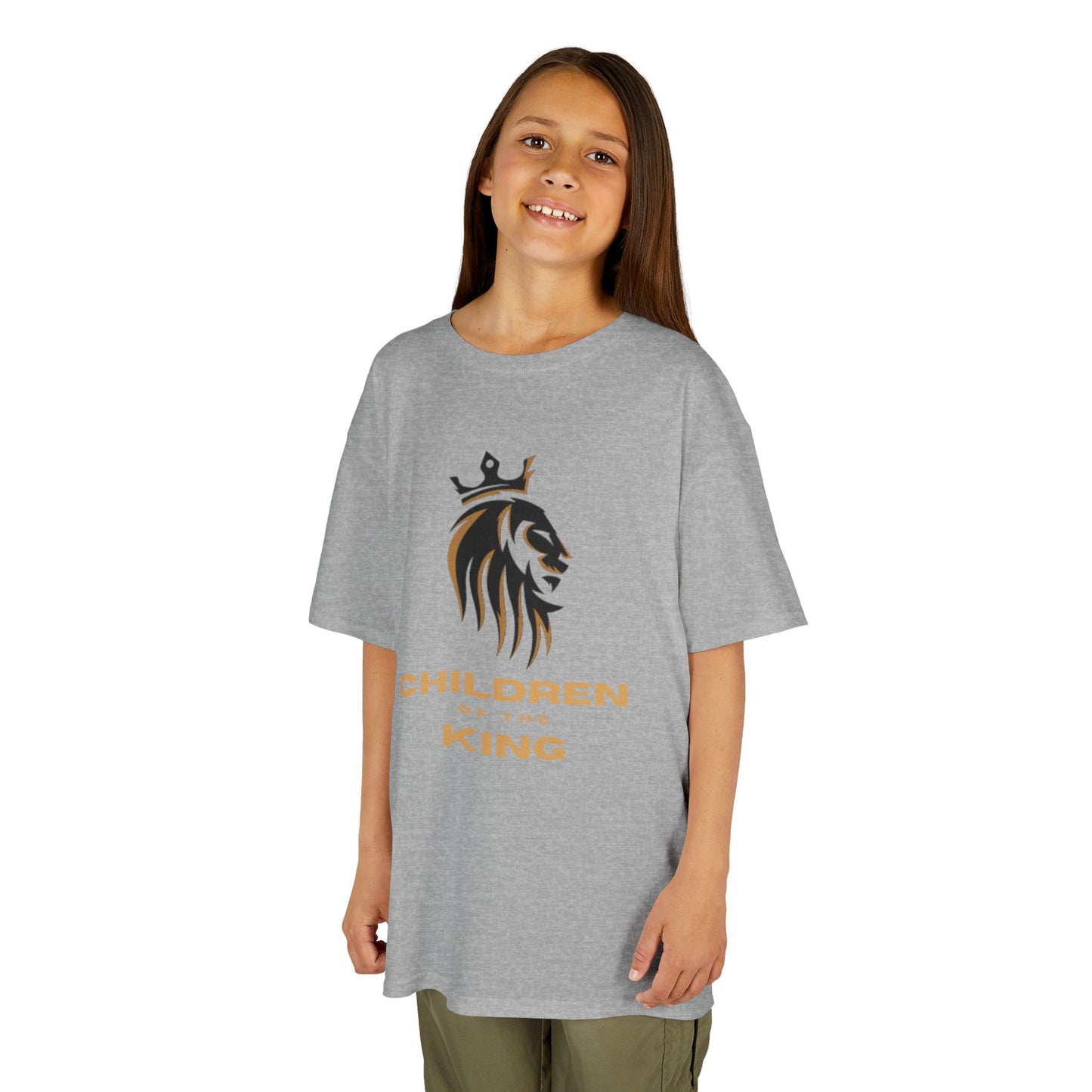 Children of the King Inspirational Kids Cotton T-Shirt (BL)