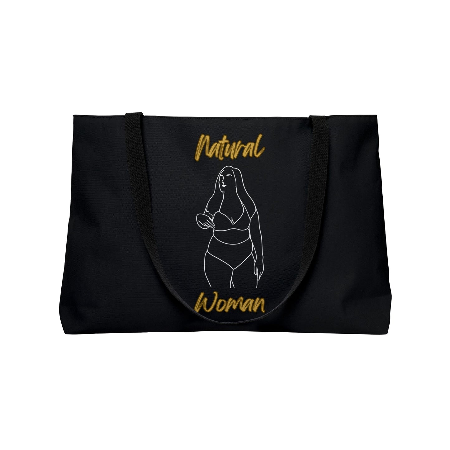 Natural Woman Full Beauty (WL) Weekender Tote Bag BLACK