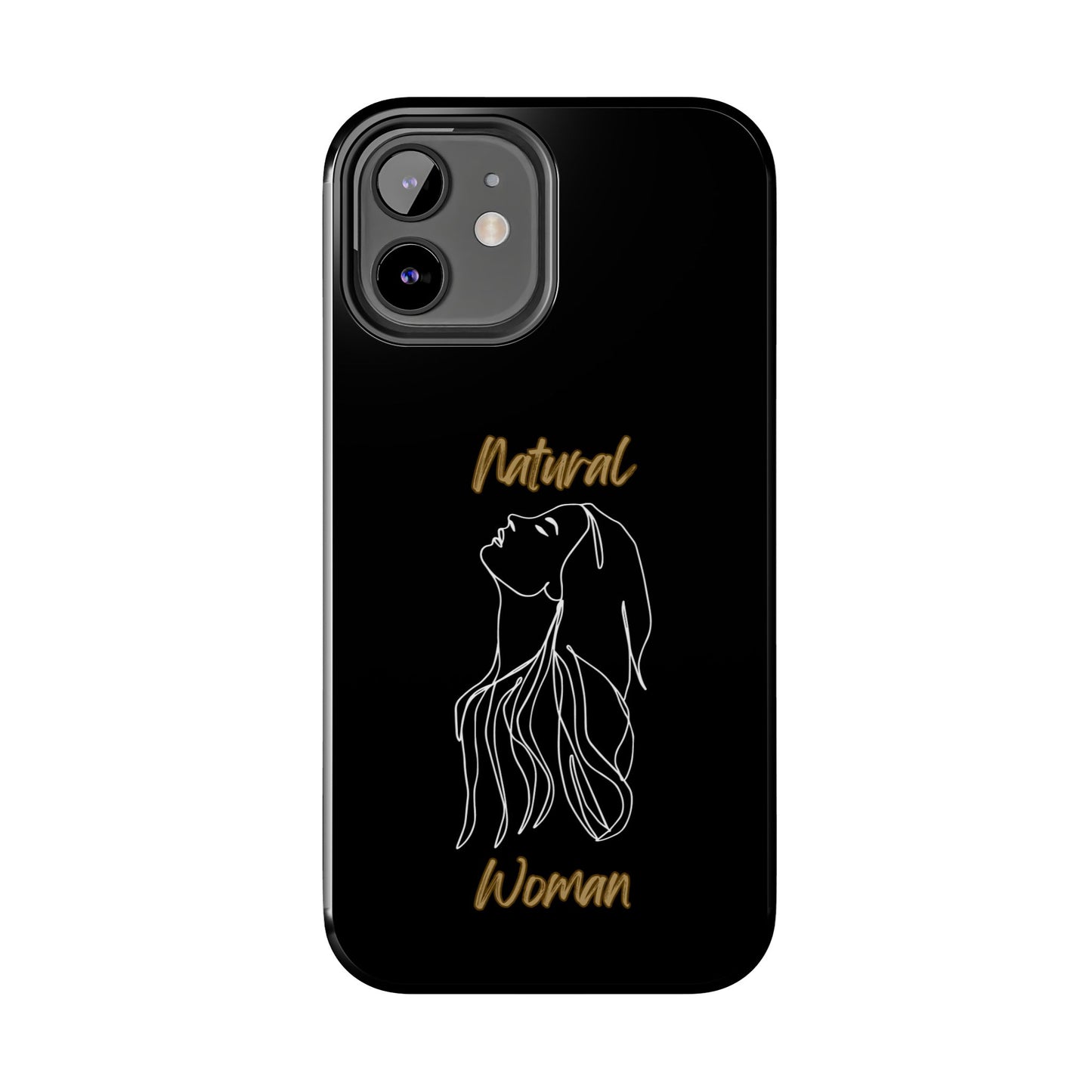 Natural Woman Appreciation (WL)Tough Phone Cases BLACK