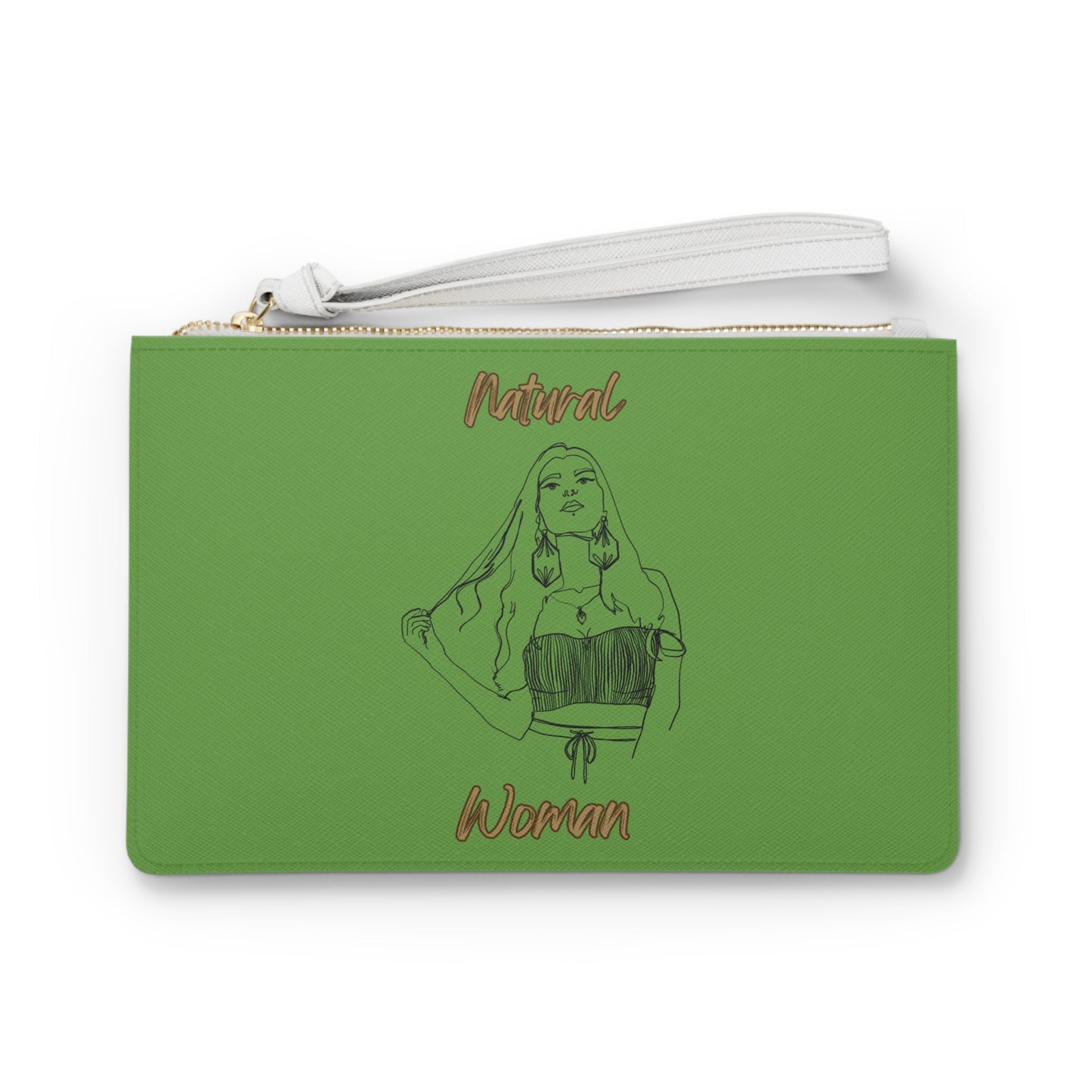 Natural Woman Thinking (BL) Clutch Bag GREEN