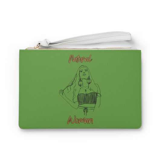Natural Woman Thinking (BL) Clutch Bag GREEN
