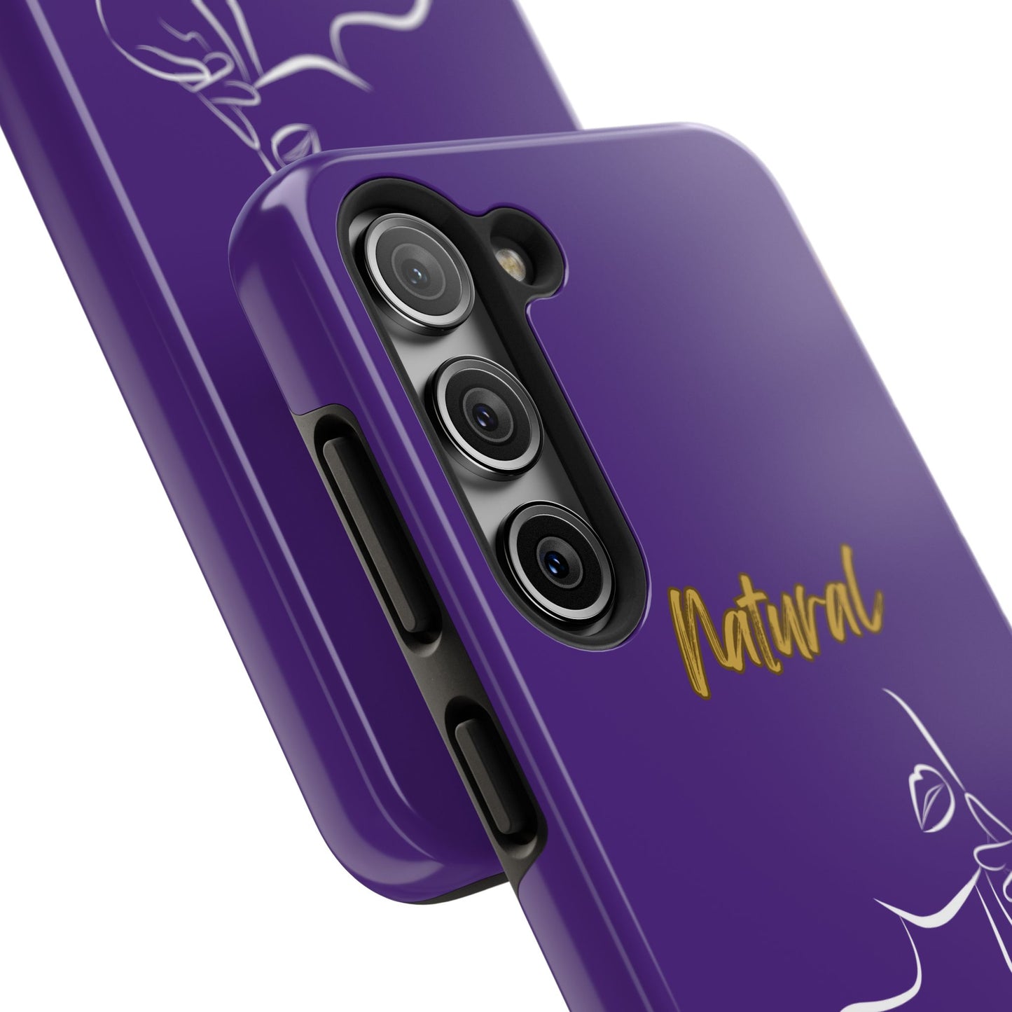 Natural Woman Chin Up (WL)Tough Phone Cases PURPLE