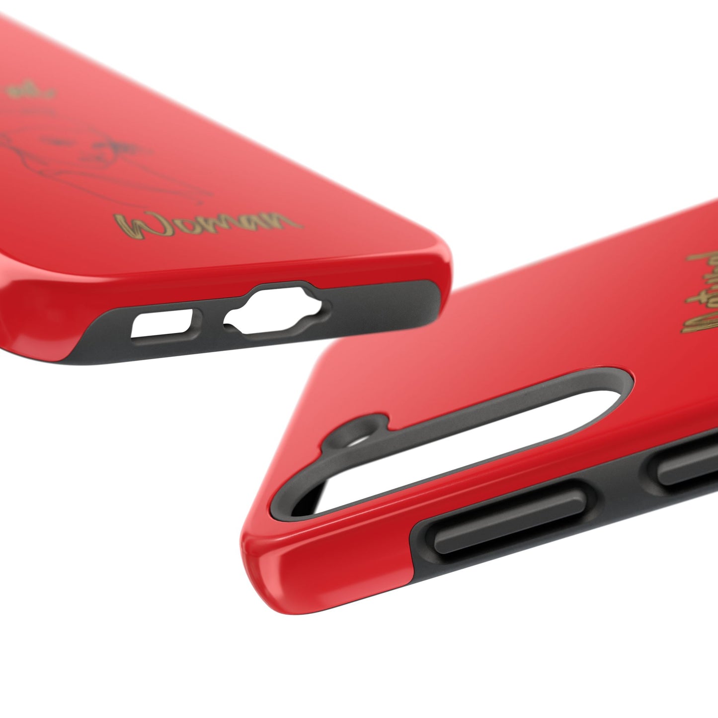 Natural Woman Sassy Bun (BL) Tough Phone Cases RED