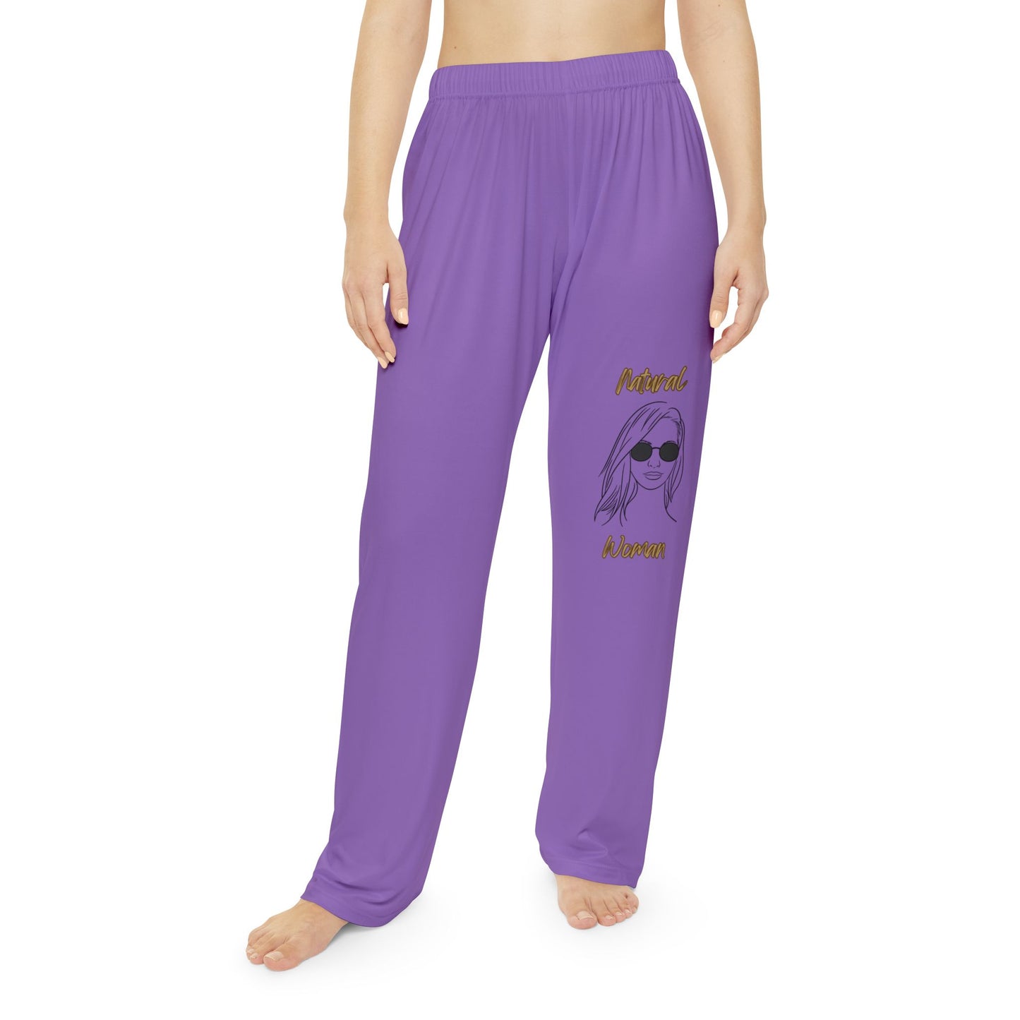 Natural Woman Shades (BL) Women's Pajama Pants LIGHT PURPLE