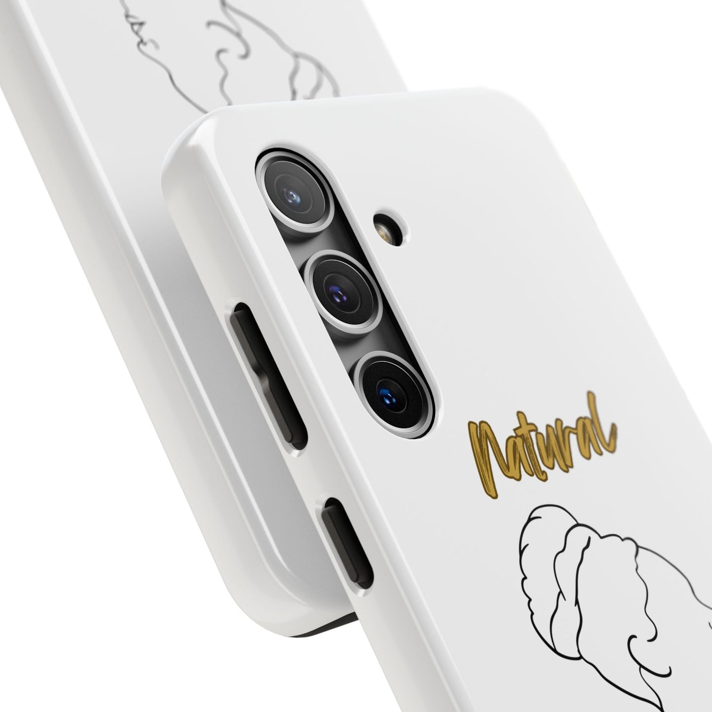 Natural Woman Mixed (BL)Tough Phone Cases WHITE