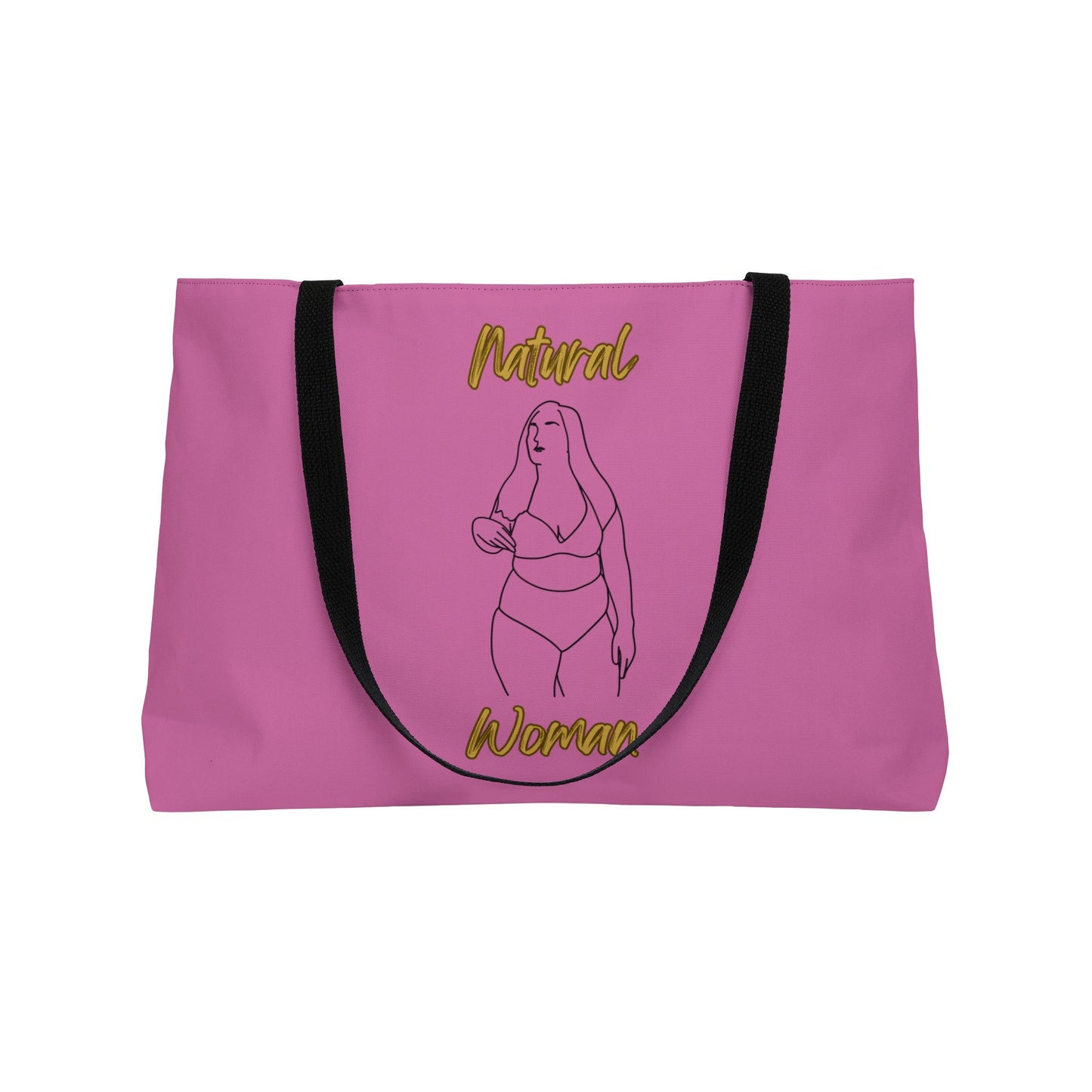 Natural Woman Full Beauty (BL) Weekender Tote Bag LIGHT PINK