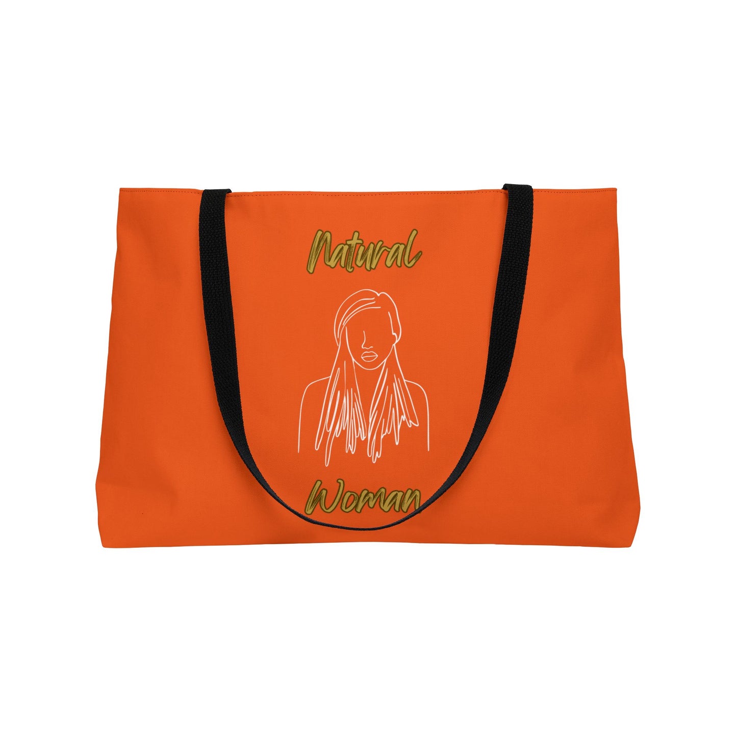 Natural Woman Content (WL) Weekender Tote Bag ORANGE