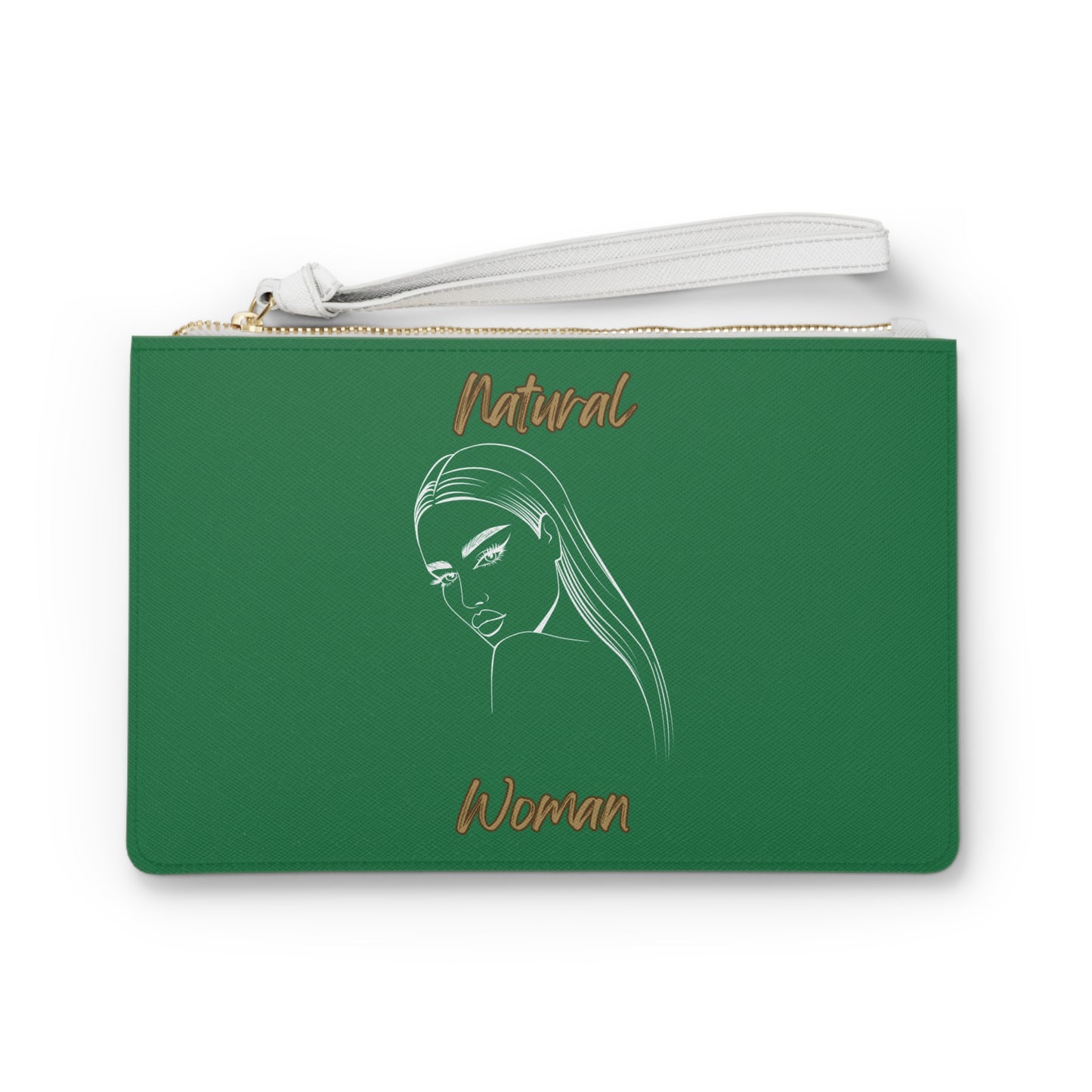 Natural Woman The Stare (WL) Clutch Bag DARK GREEN